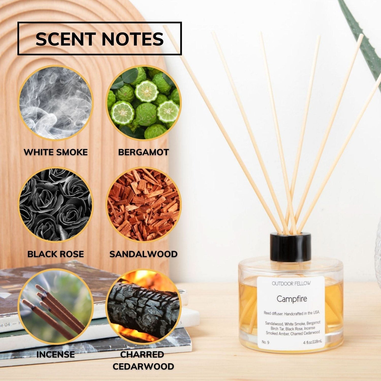Campfire Reed Diffuser - My American Goods