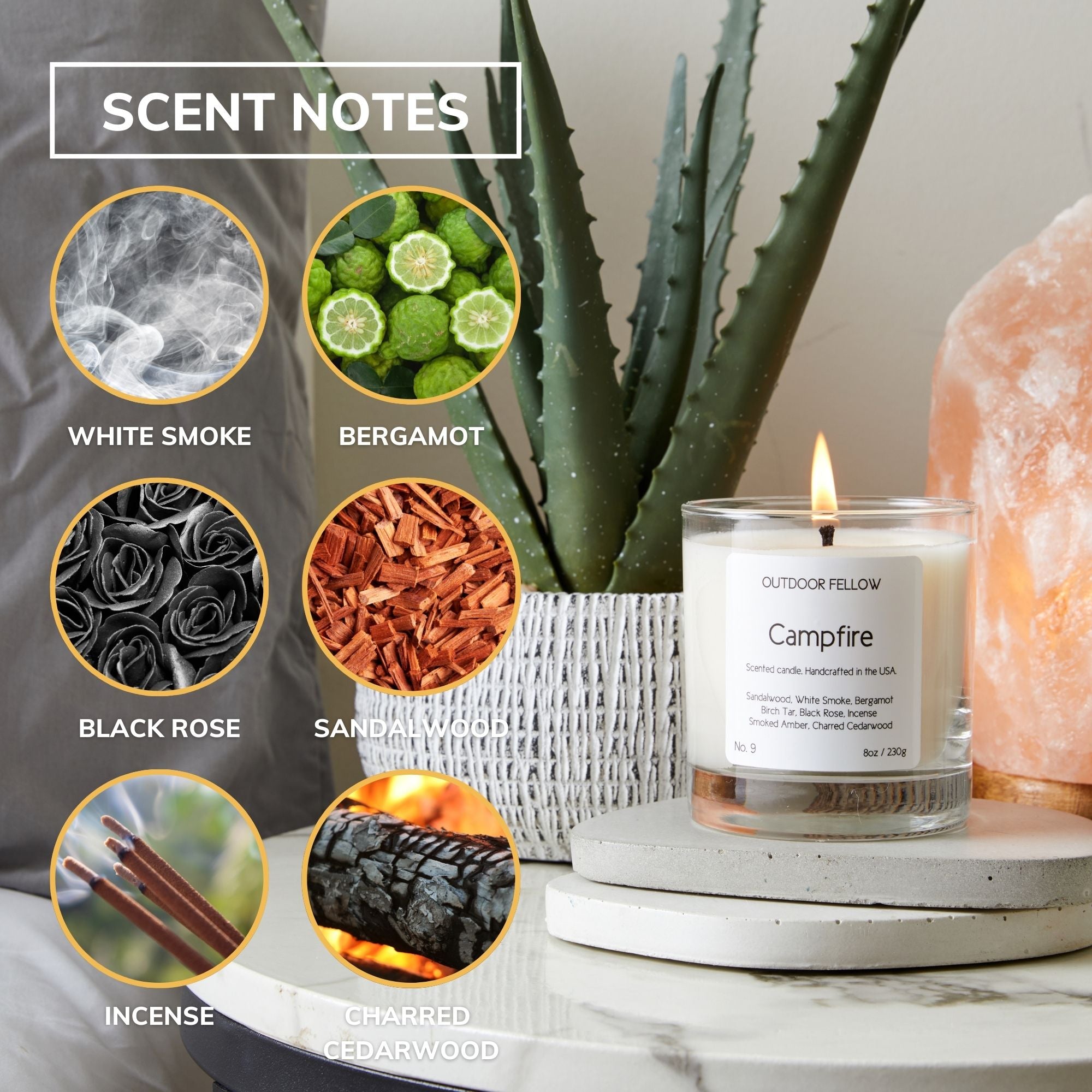 Campfire Scented Candle - My American Goods