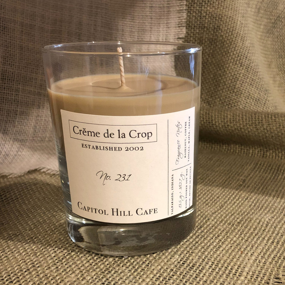 Soy Candle - Capitol Hill Cafe