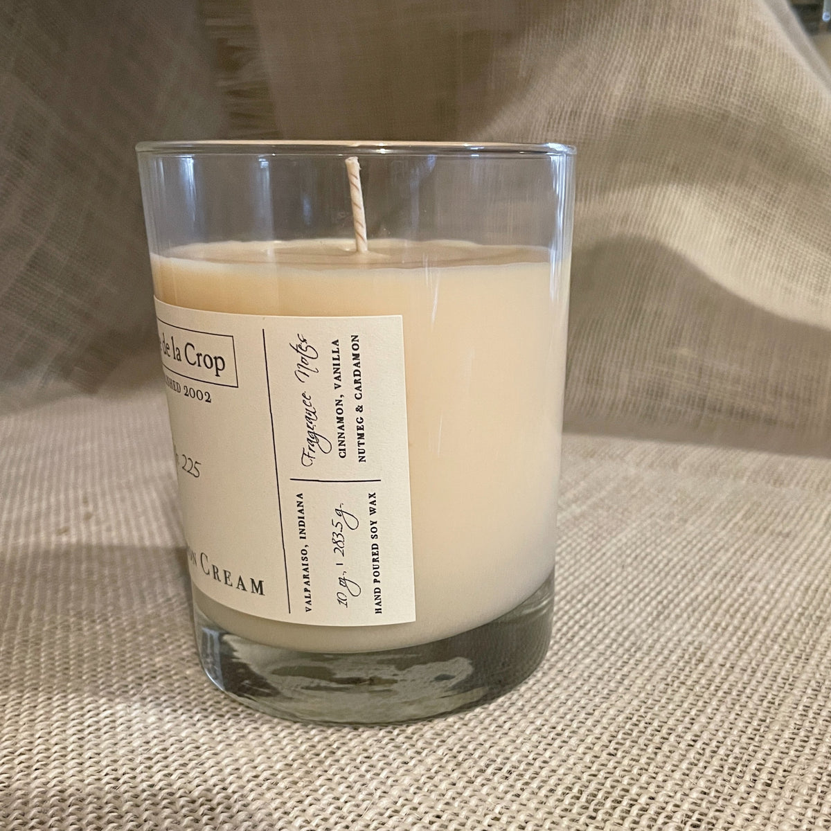 Soy Candle - Cinnamon Cream