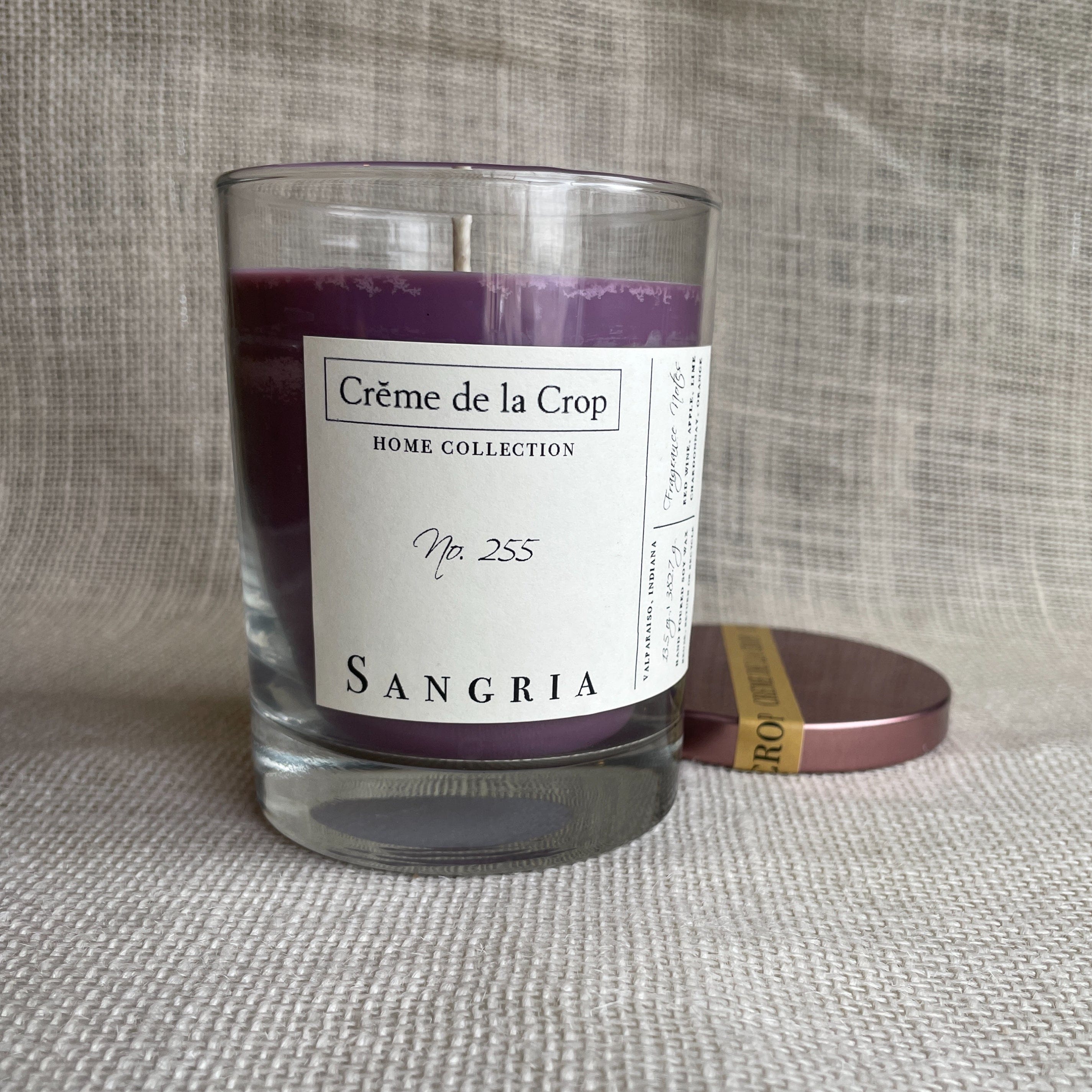 Creme de la Crop Without Lid Soy Candle - Sangria