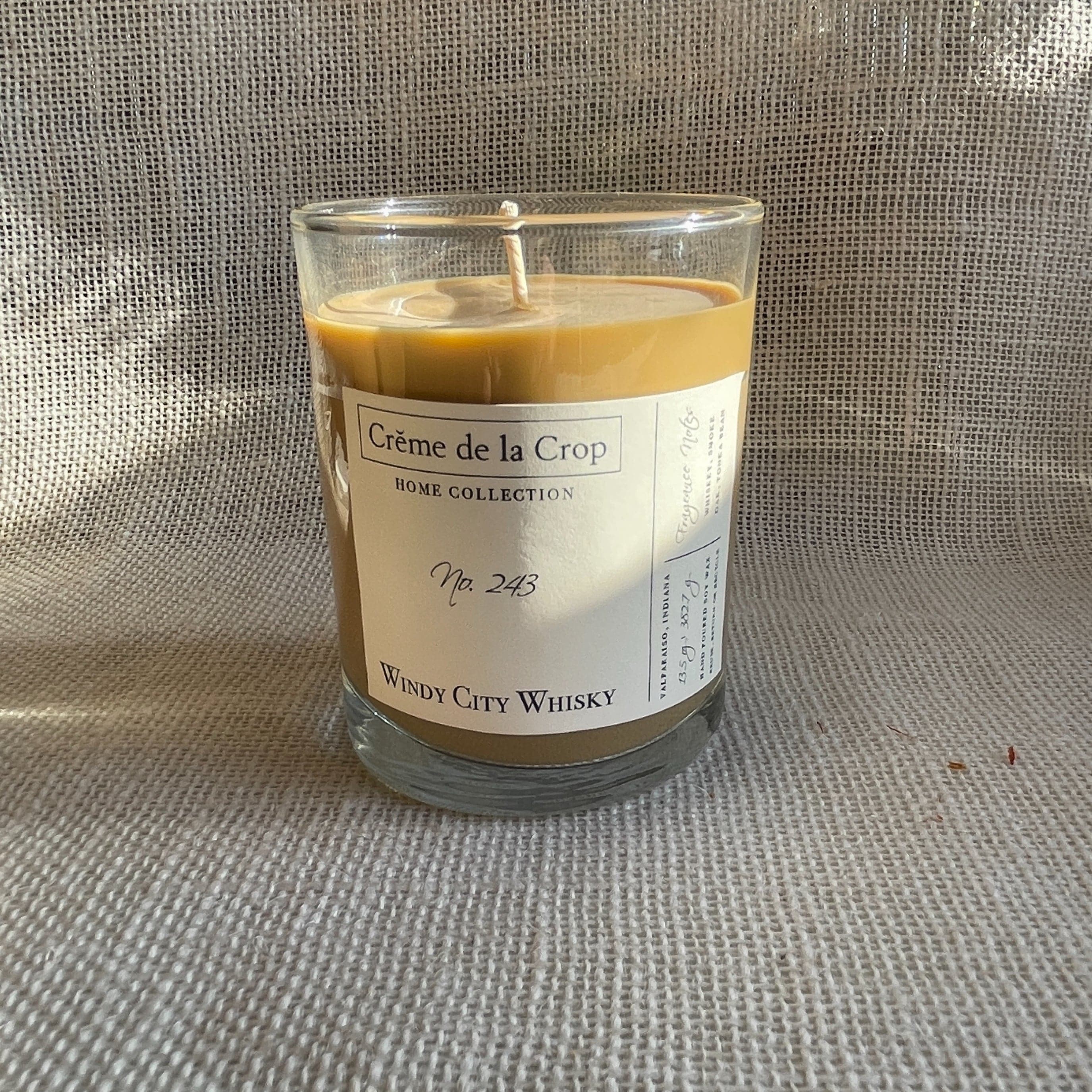 Creme de la Crop Without Lid Soy Candle - Windy City Whisky
