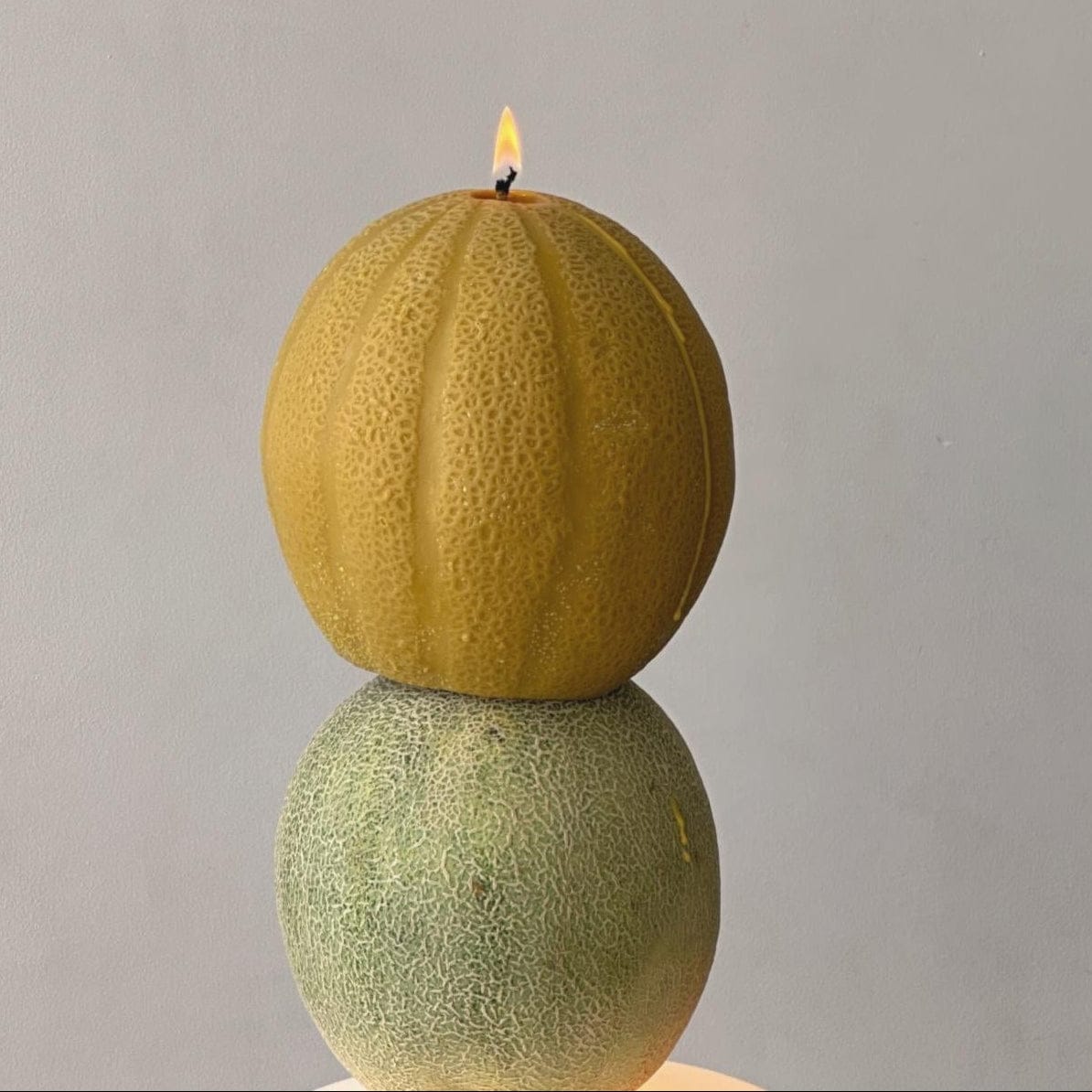 Scandles Farmers Markets Yellow / Melon / Single Melon Cantaloupe Melon Candle