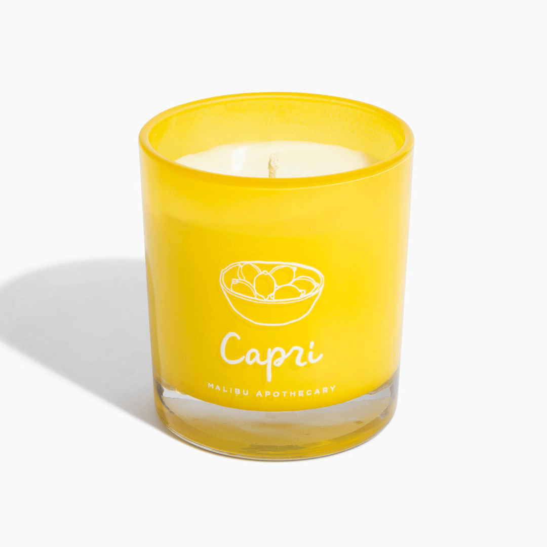 Malibu Apothecary Candle CAPRI • lemon peel & sage