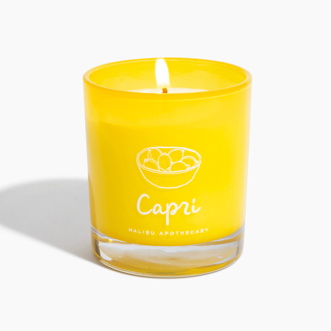 Malibu Apothecary Candle CAPRI • lemon peel & sage