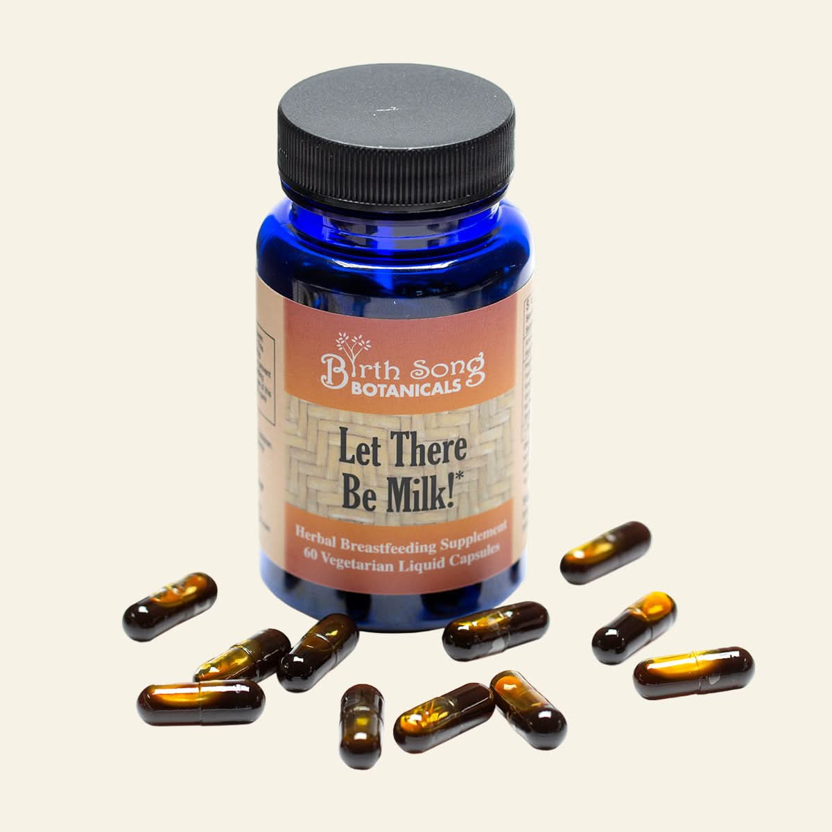 Birth Song Botanicals Co. Tinctures Let There Be Milk! Liquid Vegetarian Capsules