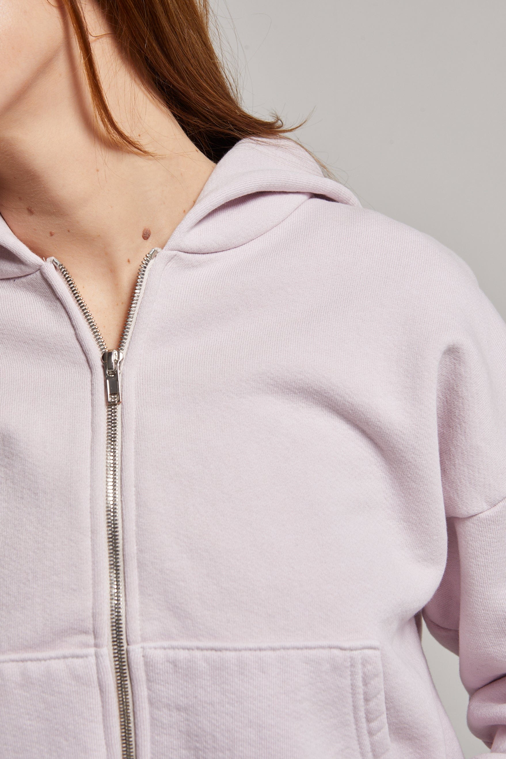 Rosie Cropped Zip-Up Hoodie - My American Goods