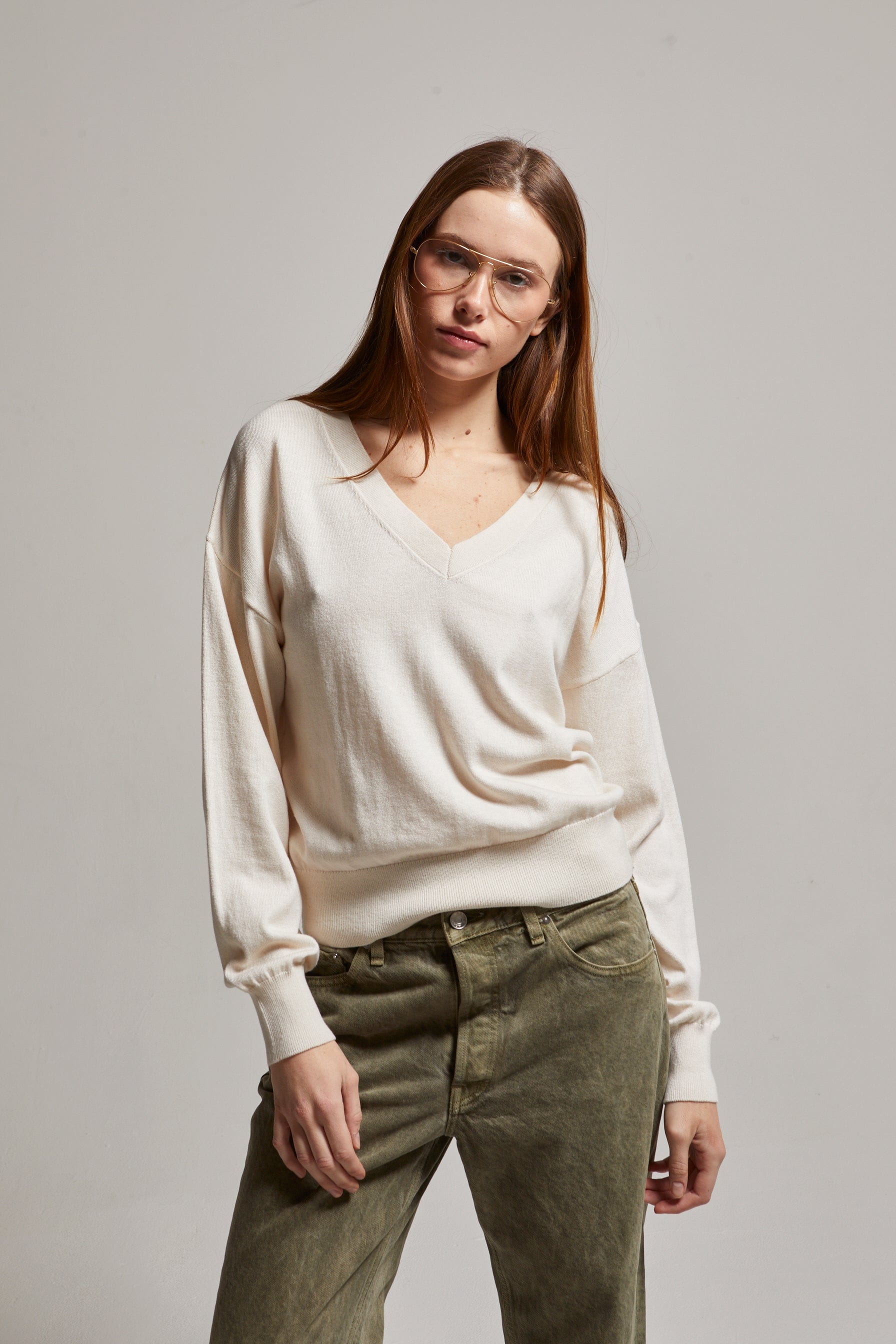 Alice Cotton Cashmere Sweater - My American Goods