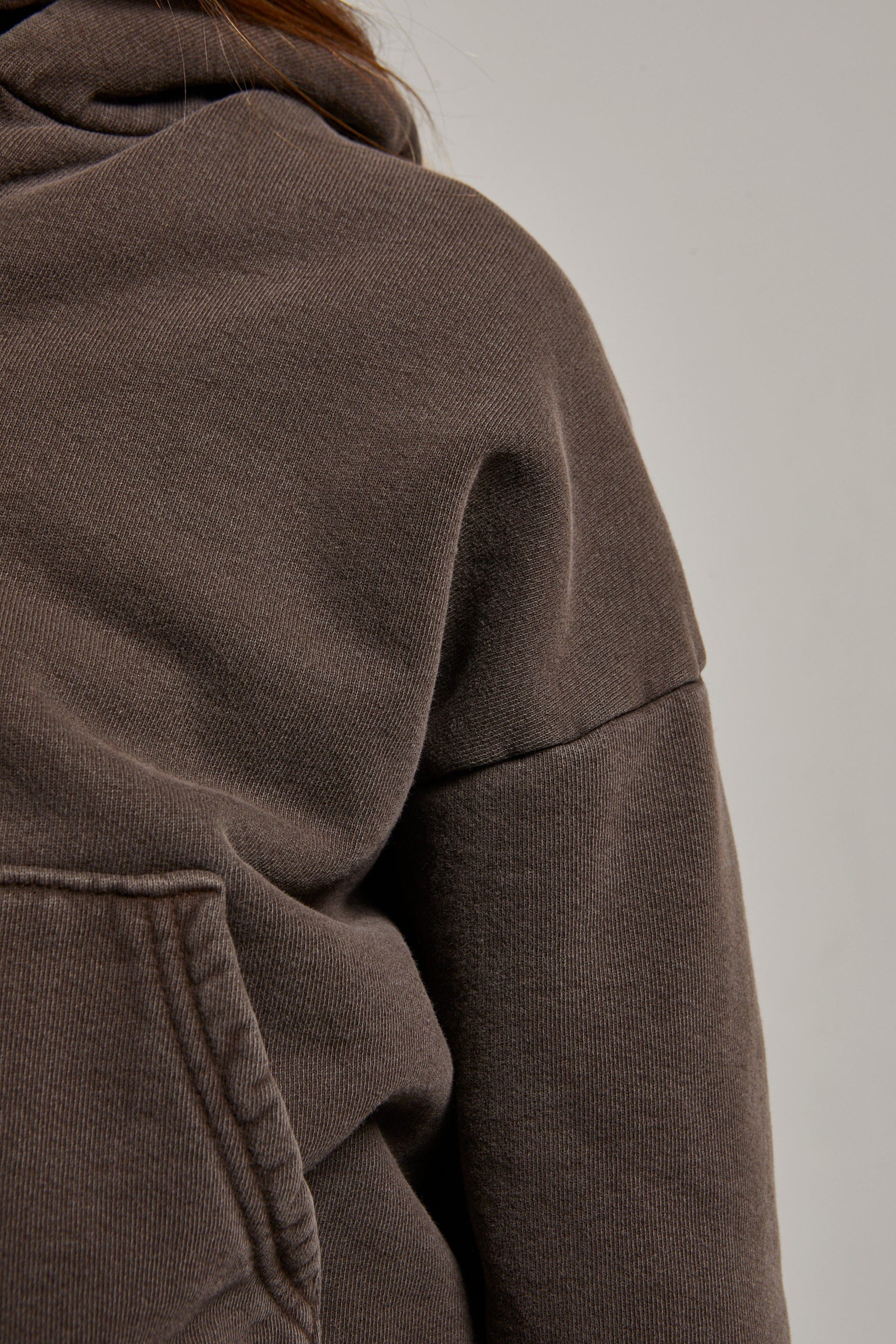 Rosie Cropped Zip-Up Hoodie