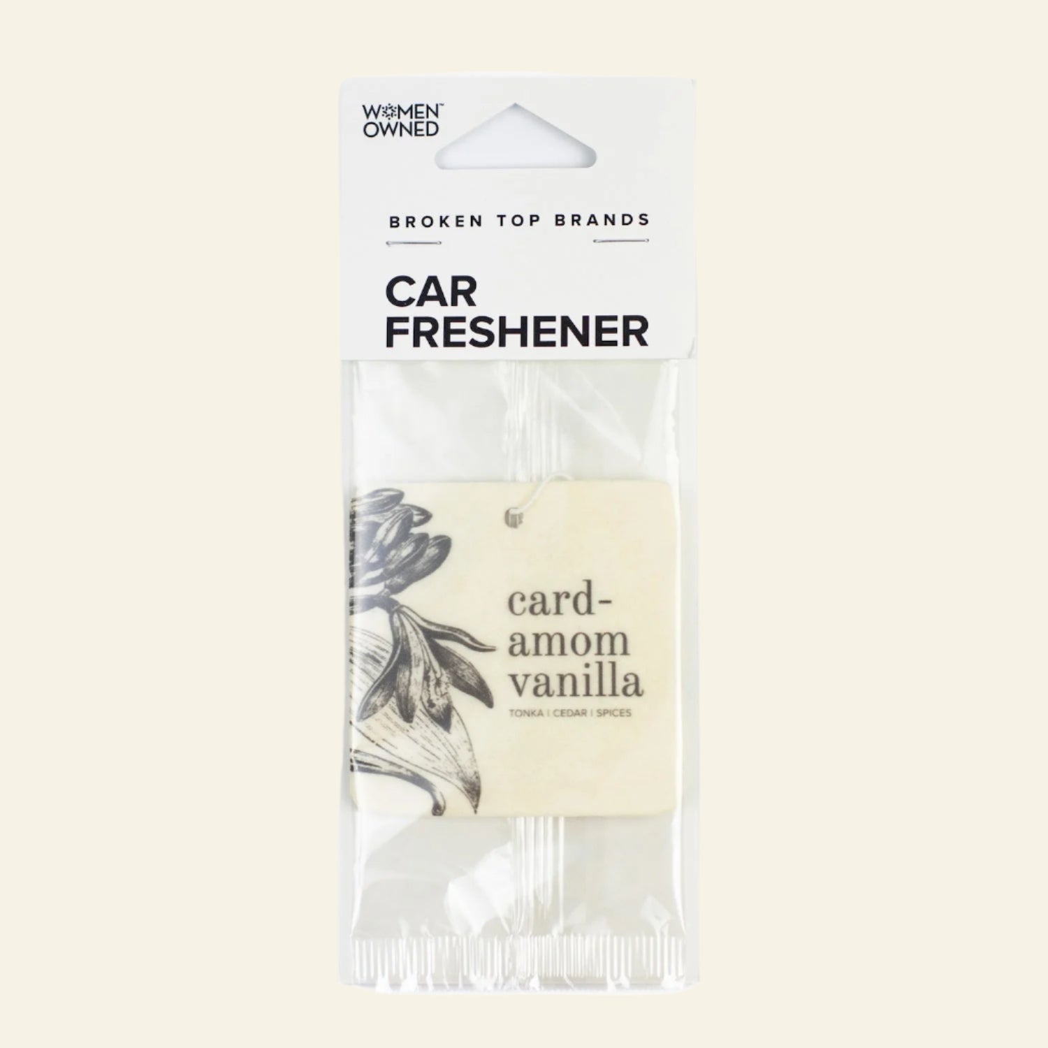 Car freshener packaging with &