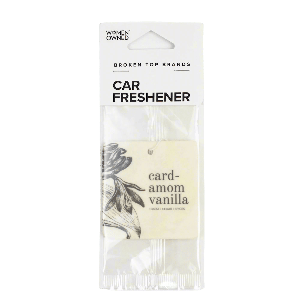 Broken Top Brands Car Freshener Cardamom Vanilla Car Freshener