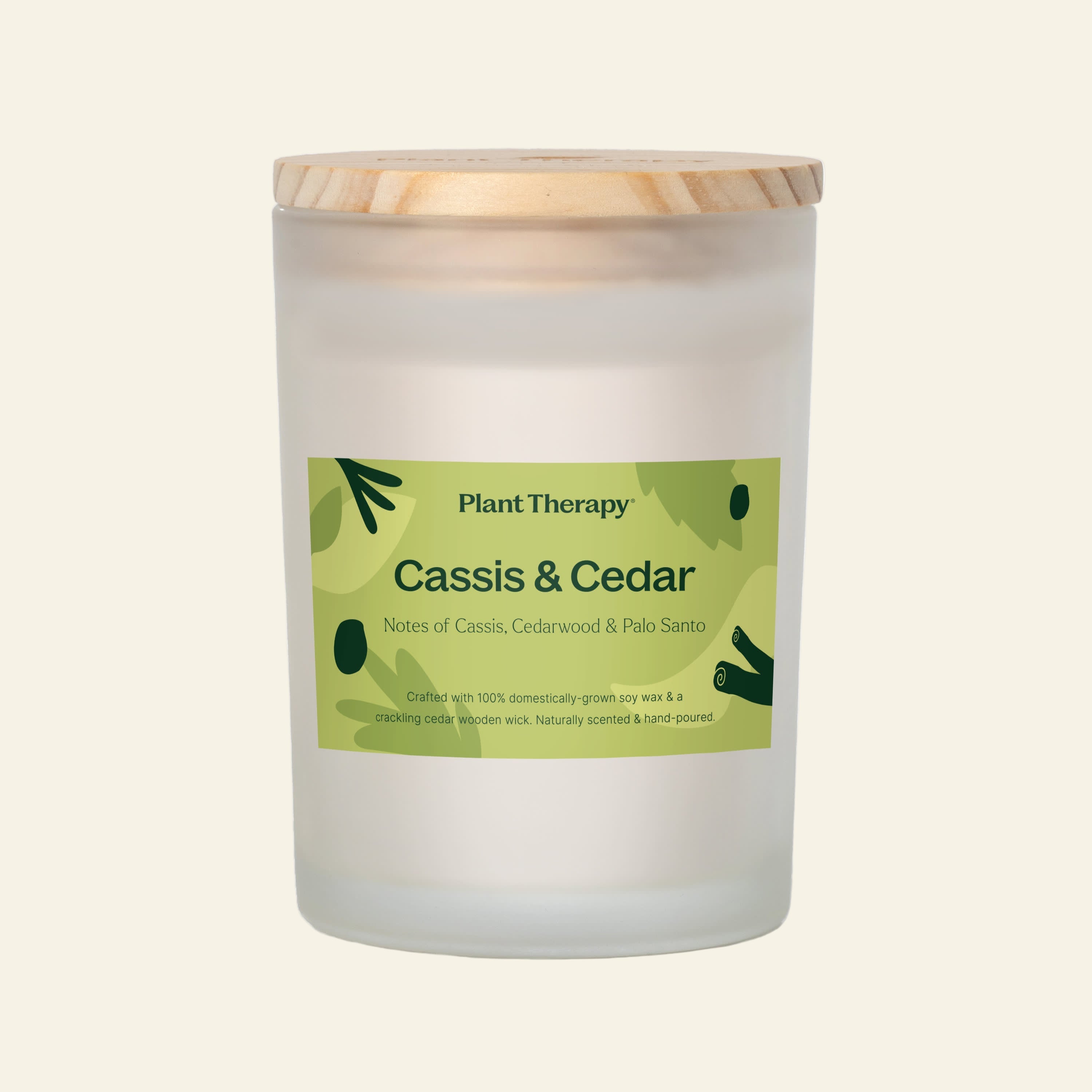 Cassis & Cedar Naturally Scented Candle - My American Goods