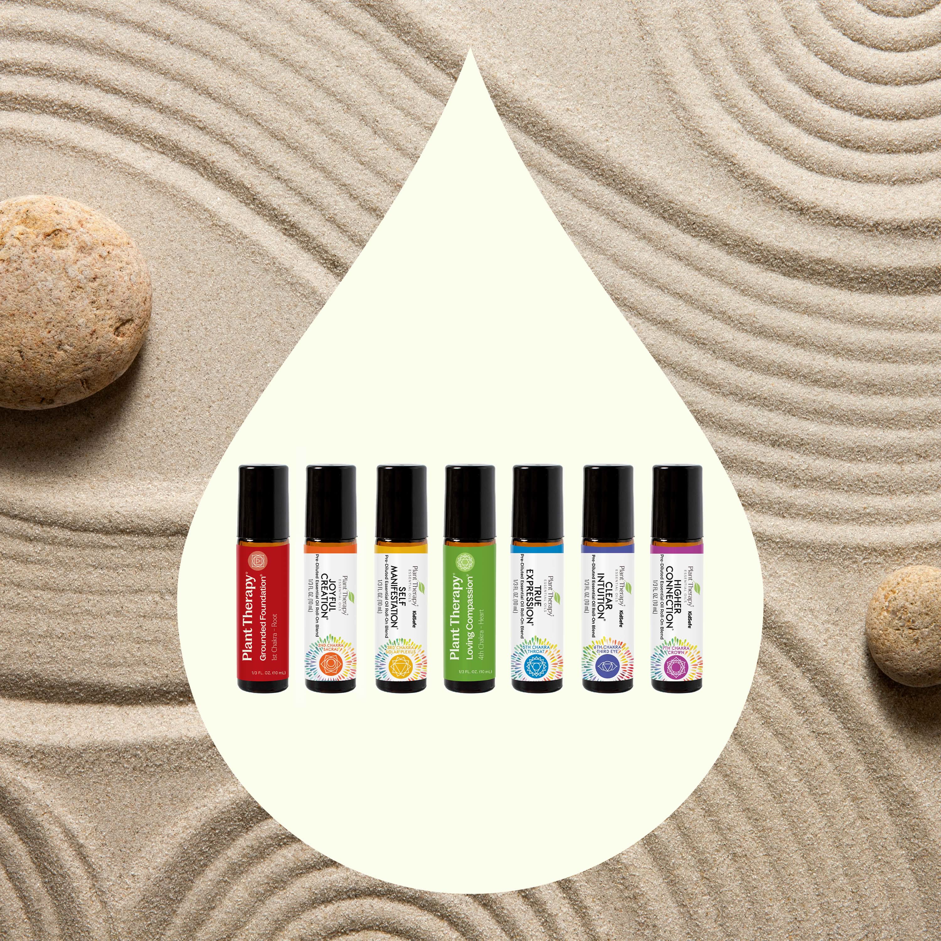 Chakra Blends Essential Oil Roll-On Set - My American Goods
