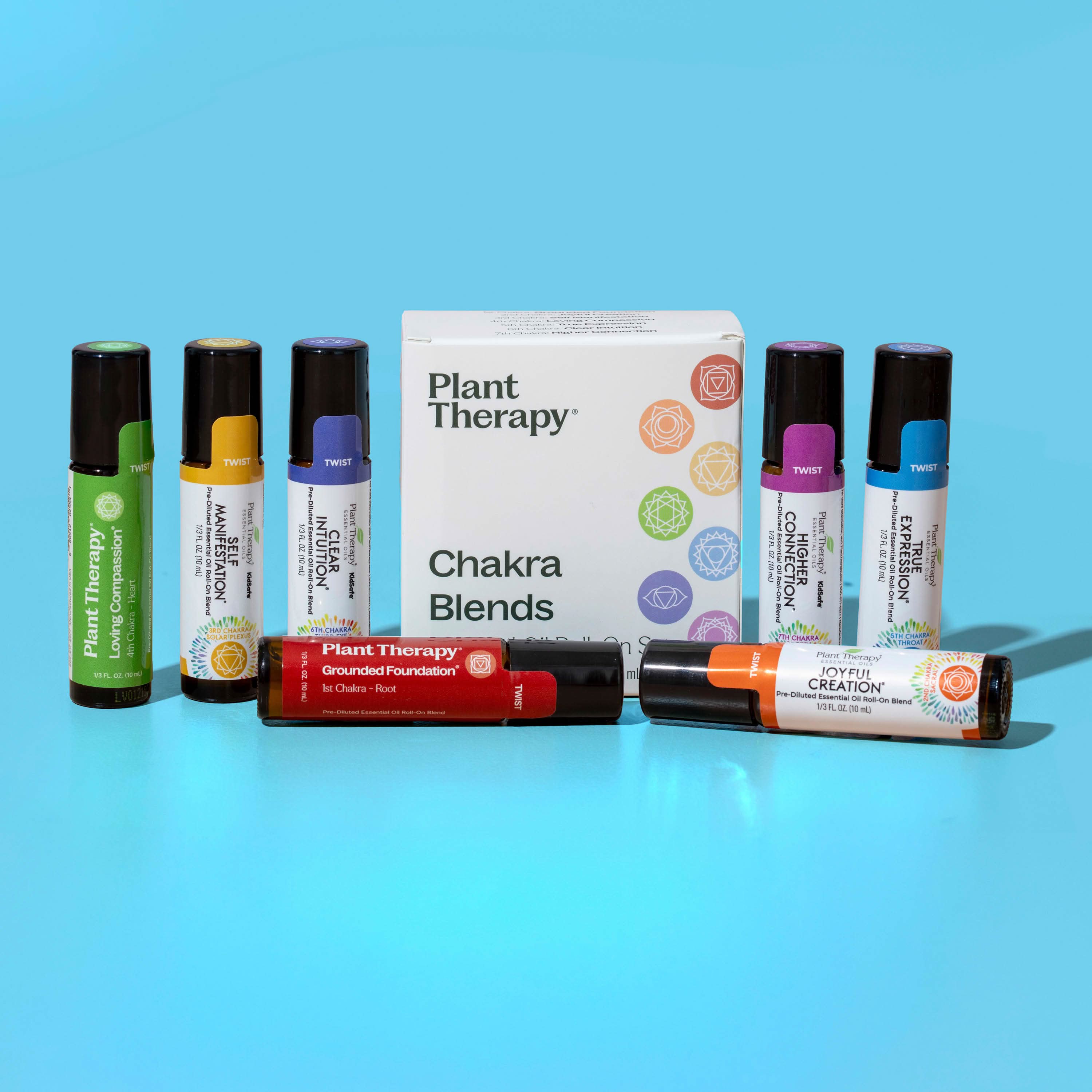 Chakra Blends Essential Oil Roll-On Set - My American Goods
