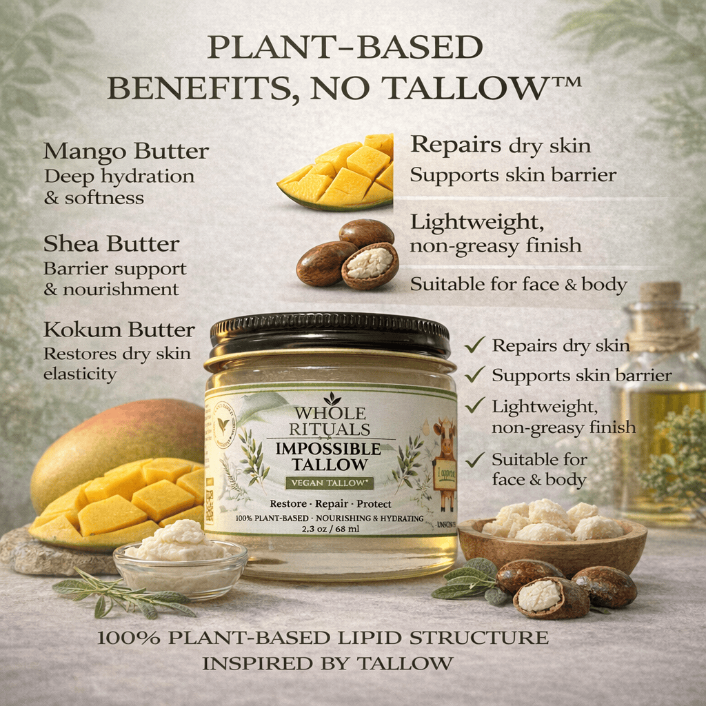 Whole Rituals Face Moisturizer Vegan Tallow Moisturizer - Unscented