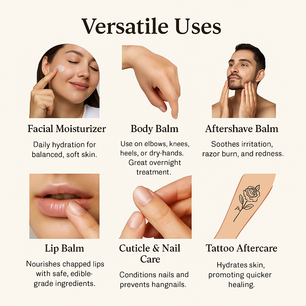 Organic Whipped Tallow Moisturizer with Blue Tansy - My American Goods