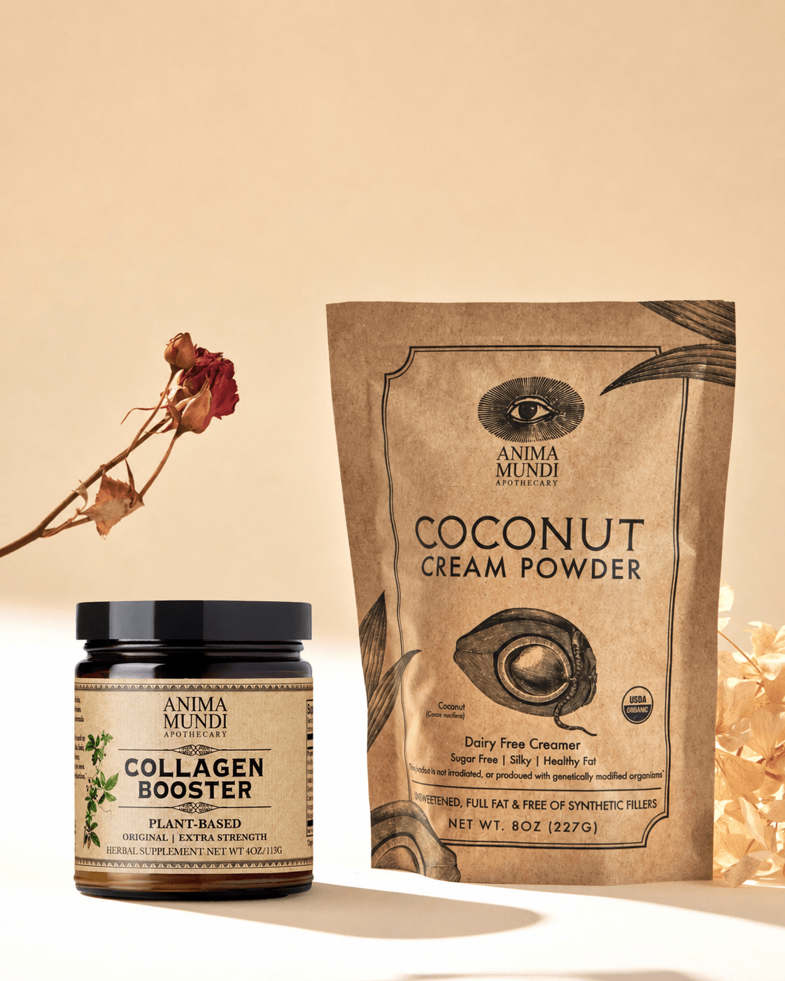 Anima Mundi Herbal supplements Collagen + Creamer | BUNDLE
