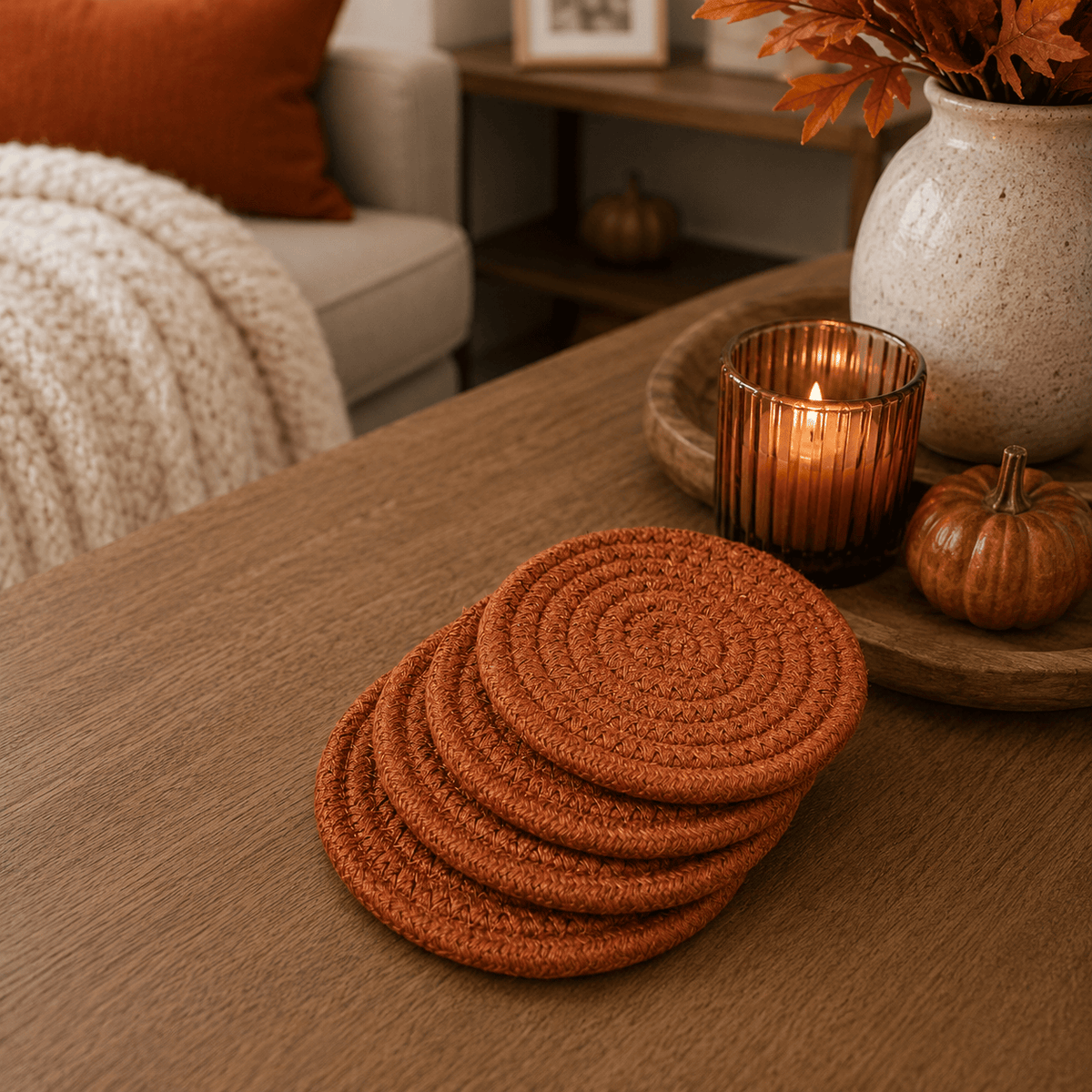Gia Roma Coaster Fall Fabric Coasters
