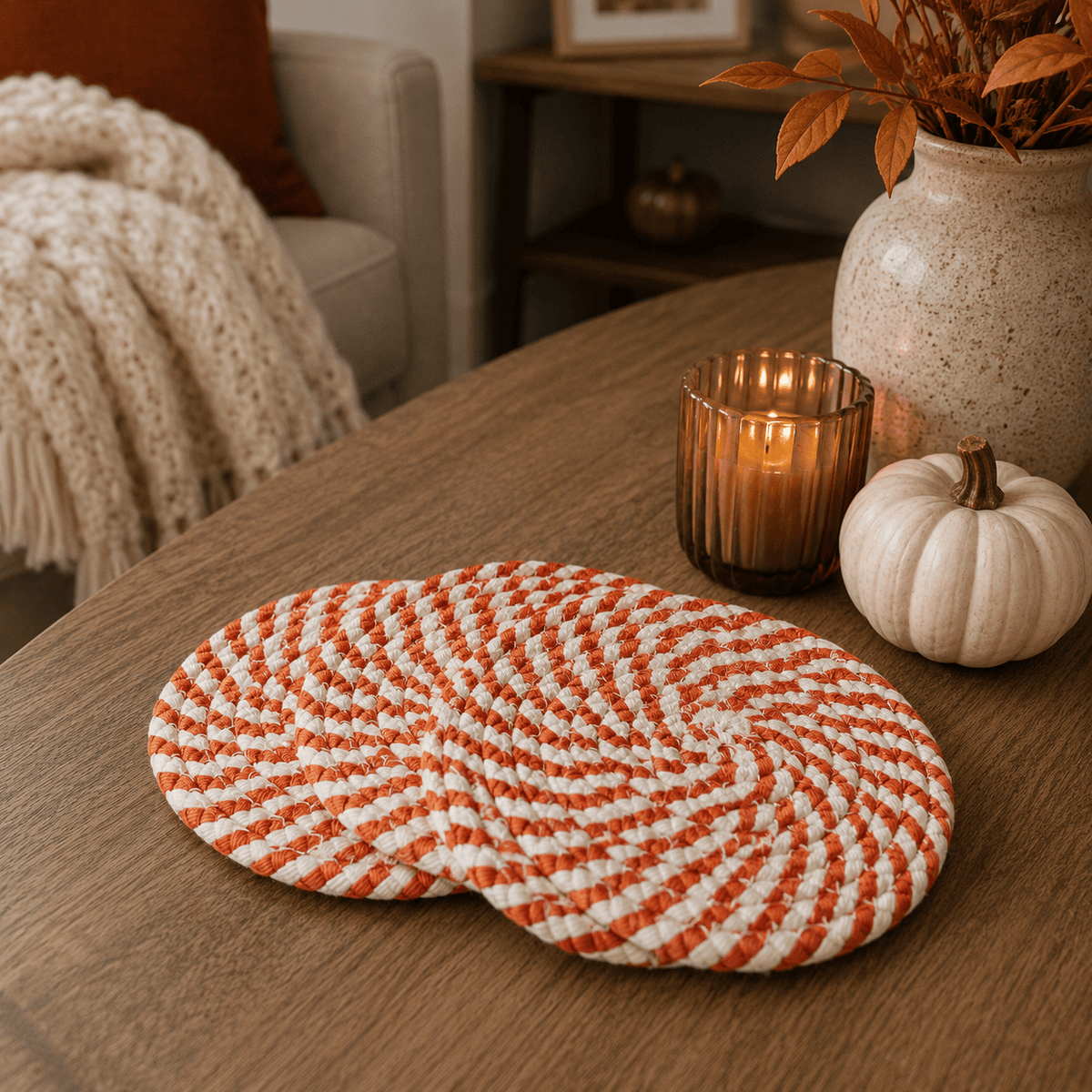 Gia Roma Coaster Fall Fabric Coasters