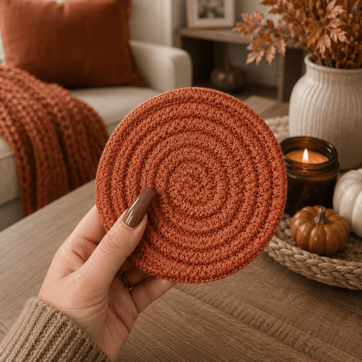 Gia Roma Coaster Fall Fabric Coasters