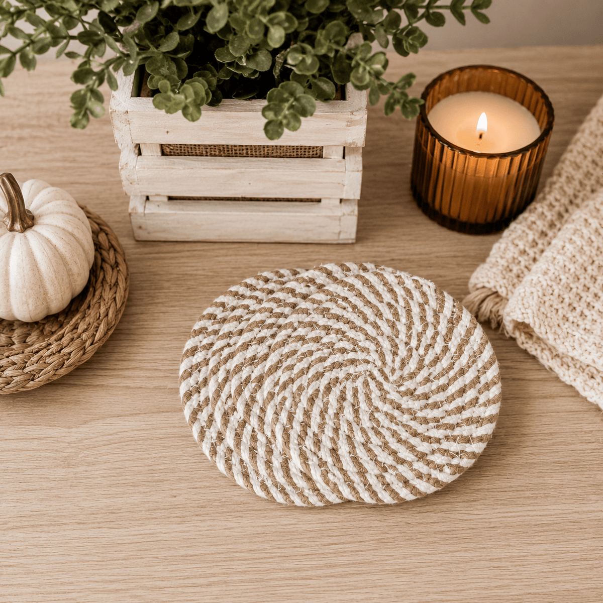 Gia Roma Coaster Fall Fabric Coasters