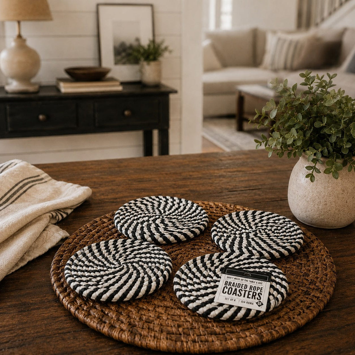 Gia Roma Coaster Fall Fabric Coasters