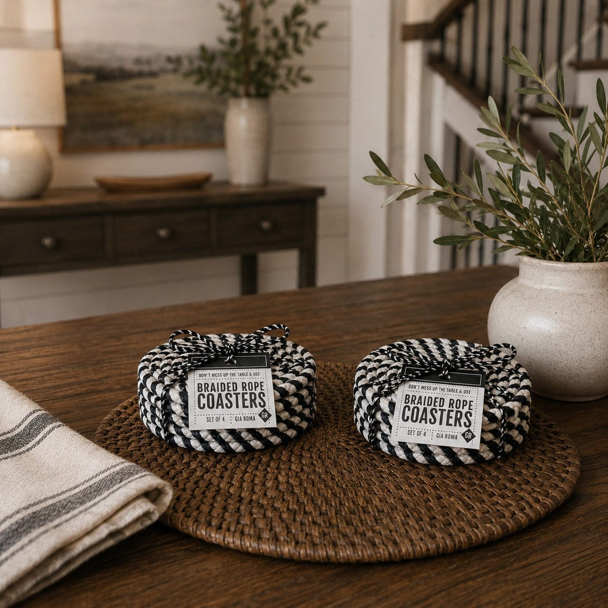 Gia Roma Coaster Fall Fabric Coasters