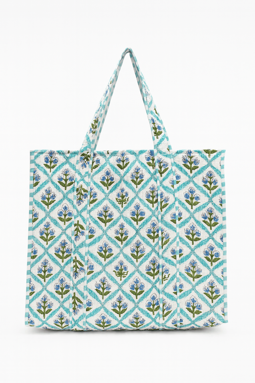 Blue Poppies Tote - My American Goods