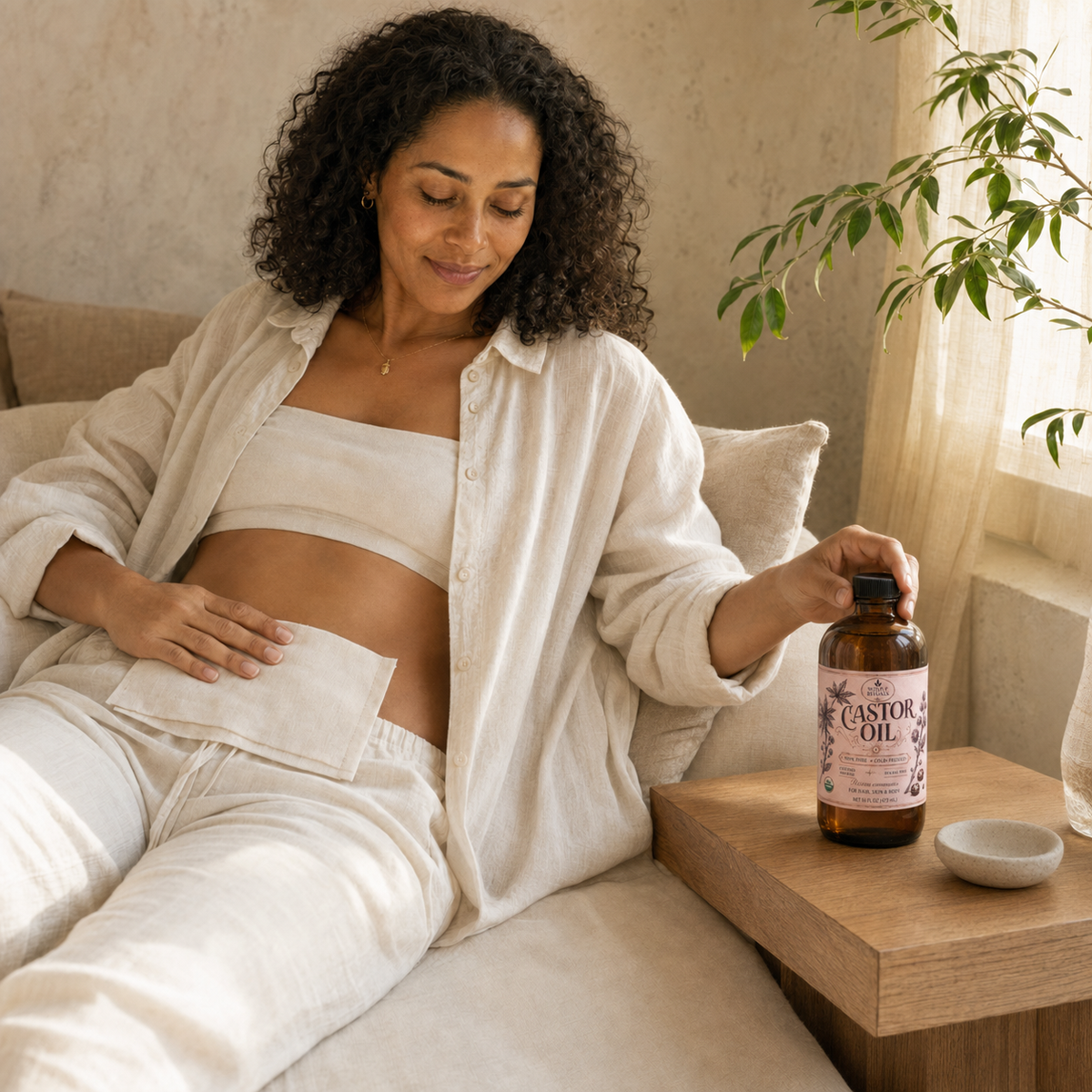 Organic Castor Oil – Cold-Pressed & Hexane-Free
