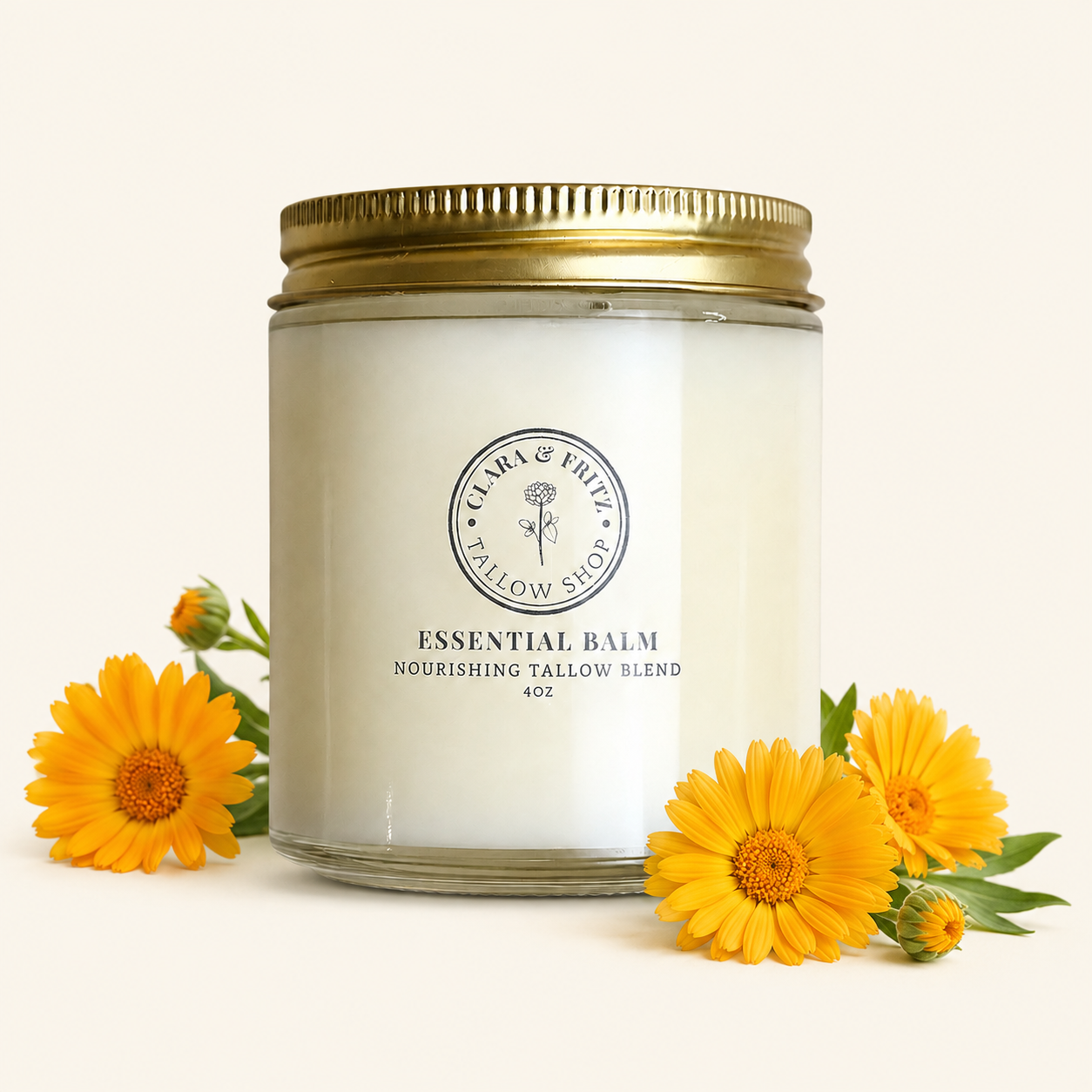 Tallow Body Balm with Calendula