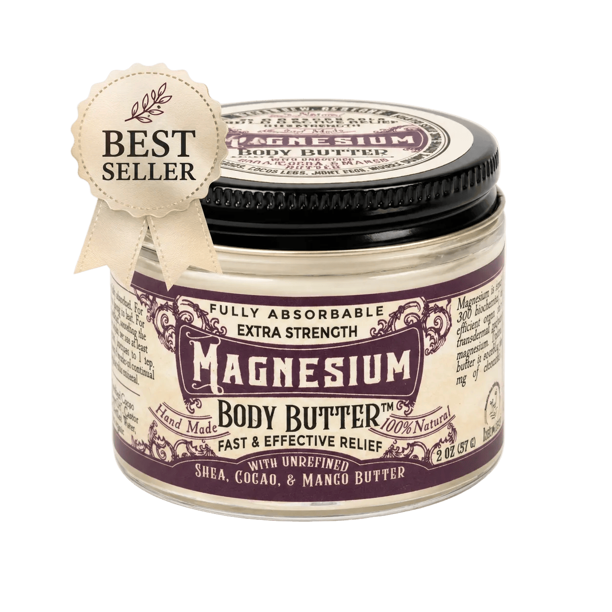 Roots And Leaves Lotion & Moisturizer Magnesium Body Butter