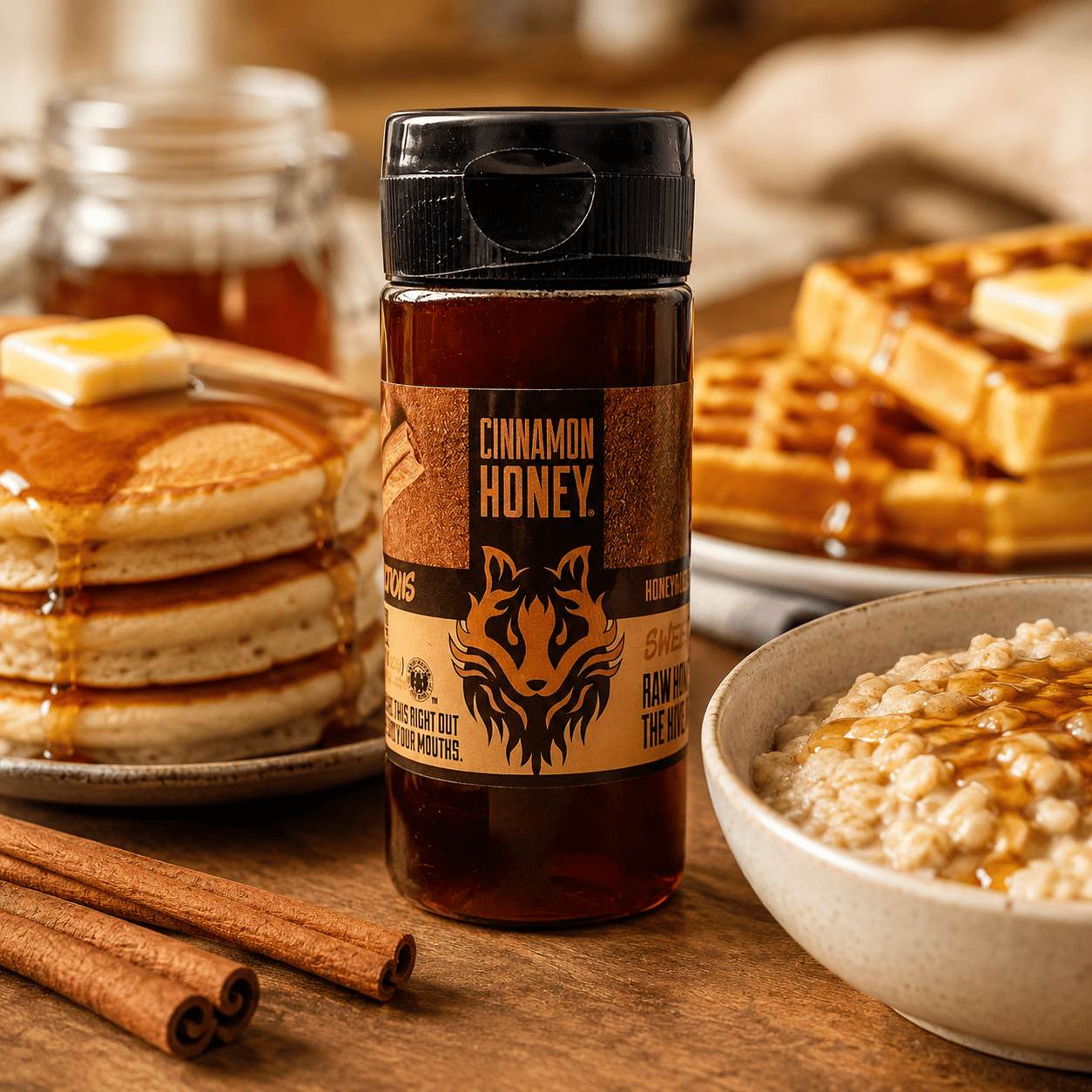 Honey Badgers Bee Farm Honey Cinnamon Honey