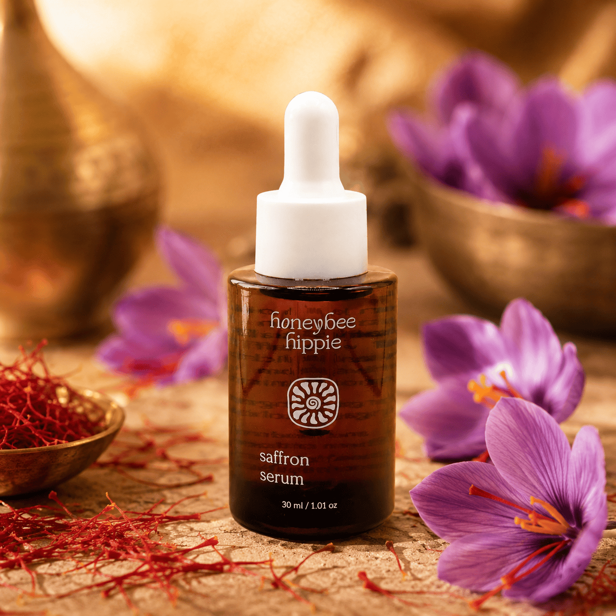 Honeybee Hippie oil serum Saffron Serum