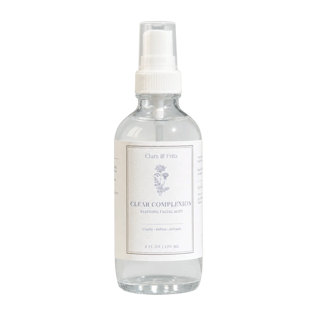 Clara & Fritz Tallow Shop Toner Clear Complexion Refining Facial Mist
