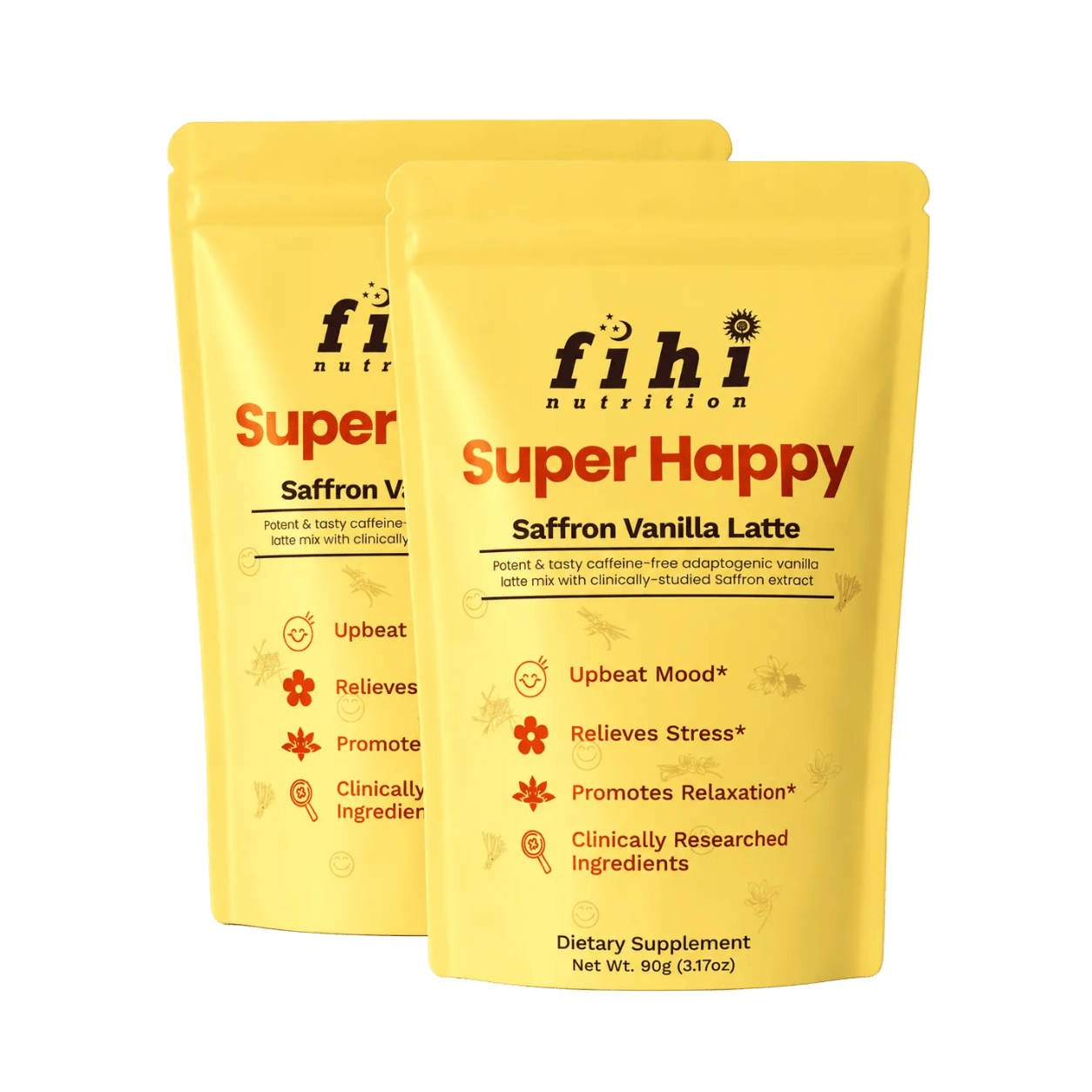Fihi Nutrition 2 Pack Super Happy - Saffron Vanilla Latte