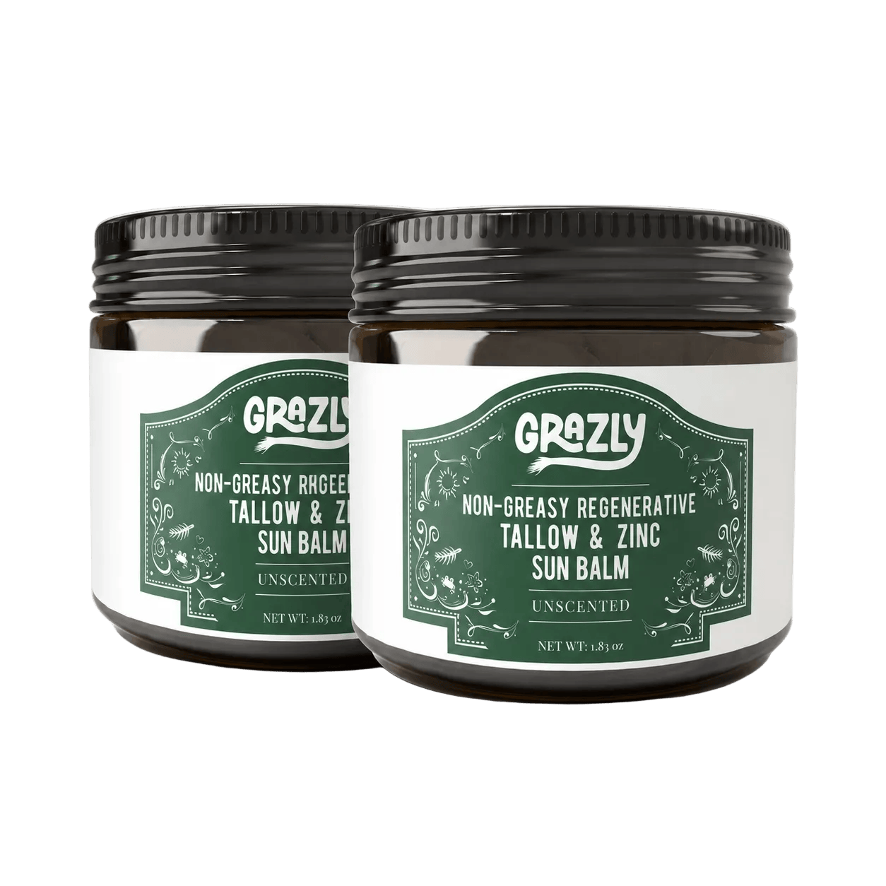 Grazly Sunscreen Buy 2 Regenerative Tallow & Zinc Sun Balm