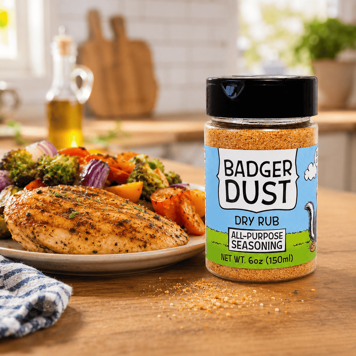 Honey Badgers Bee Farm Badger Dust All-Purpose Seasoning
