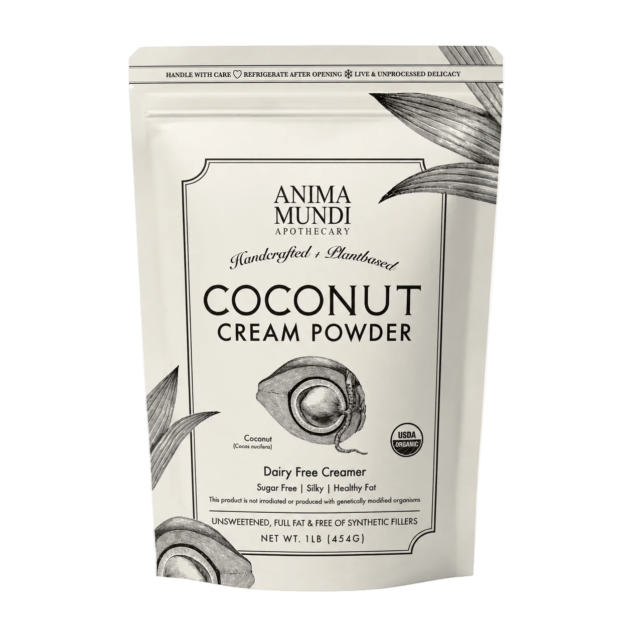 Anima Mundi creamer 1 lb COCONUT CREAM | Dairy Free Creamer