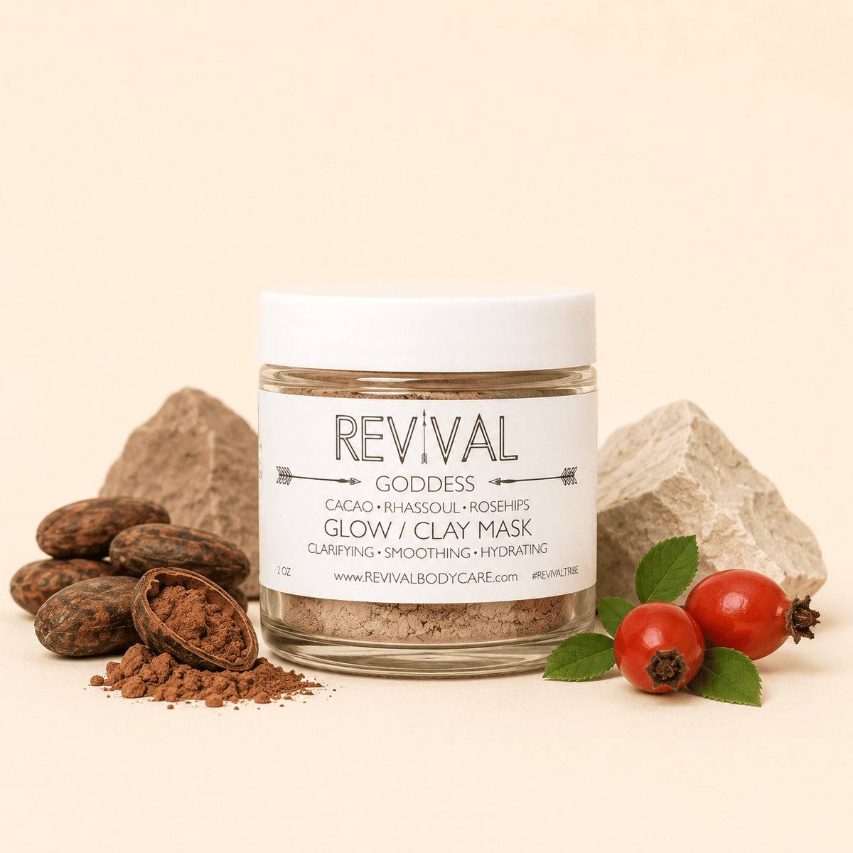 Revival Body Care FACE MASK Goddess Clay Mask – Glow
