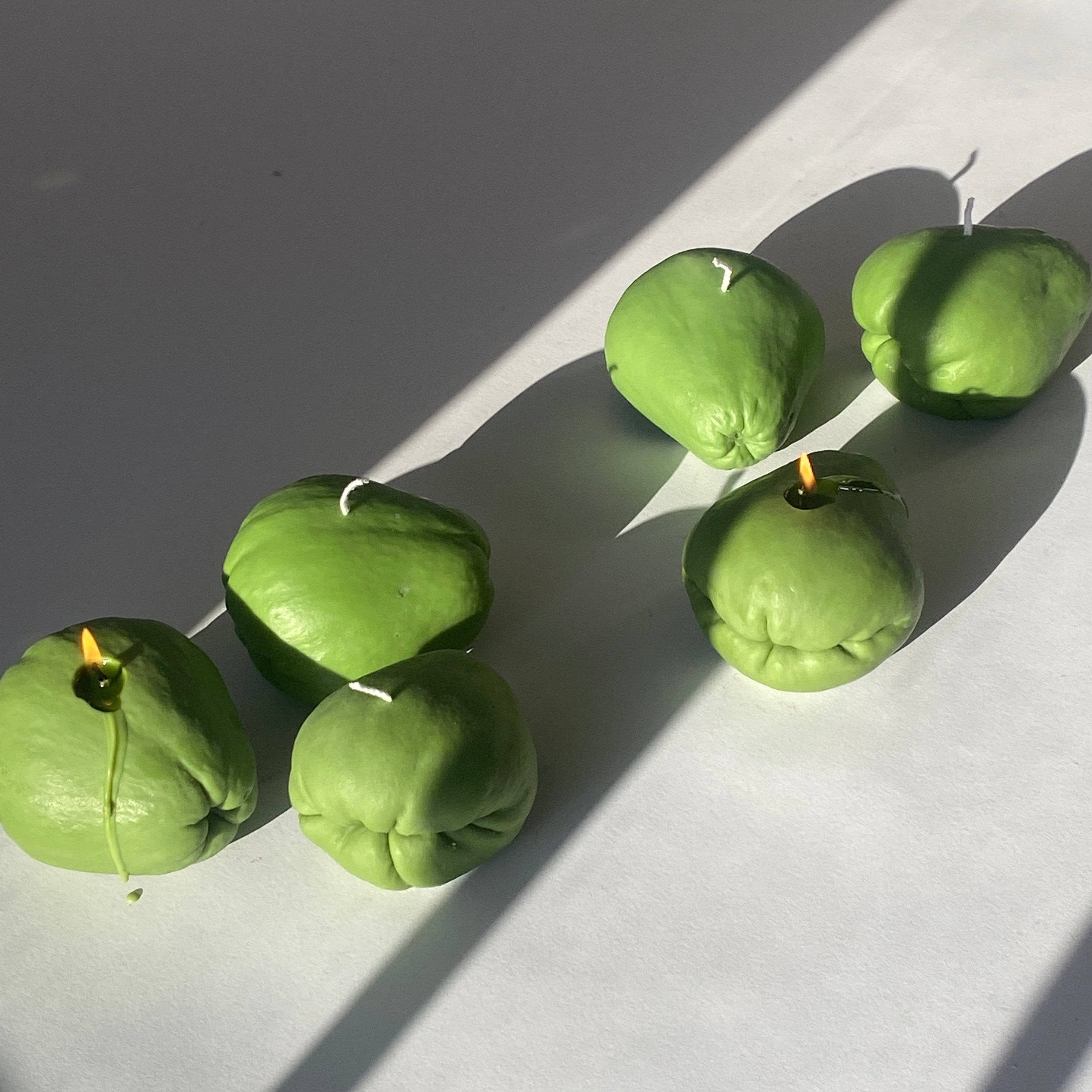 Scandles Farmers Markets Green / Citrus / Single Chayote Chayote Squash Candle