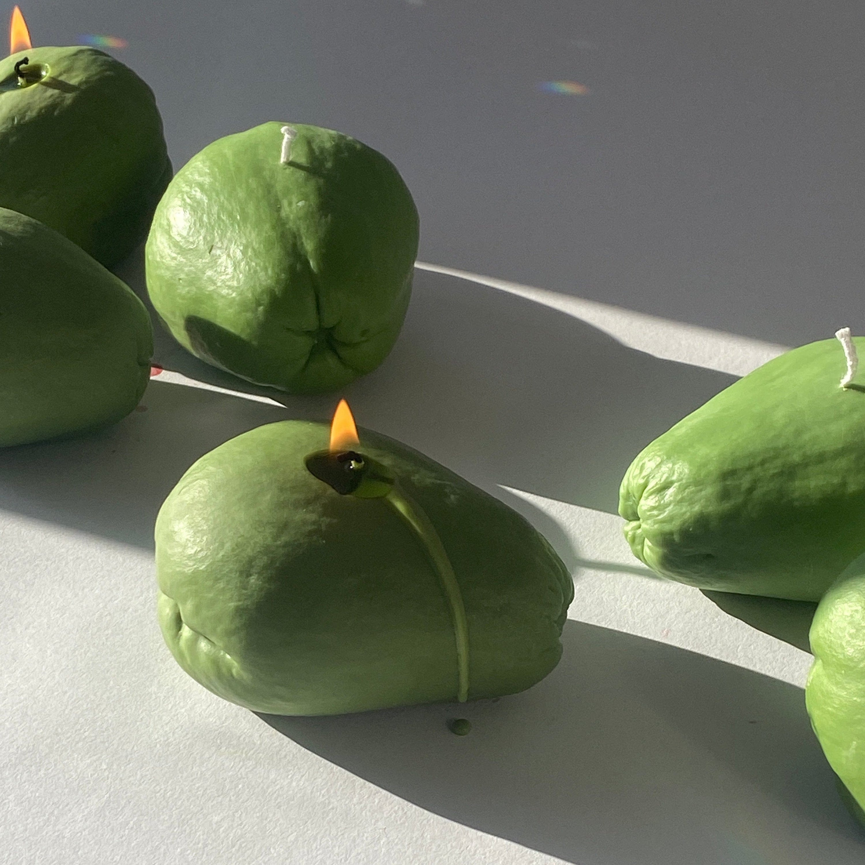 Scandles Farmers Markets Green / Citrus / Single Chayote Chayote Squash Candle