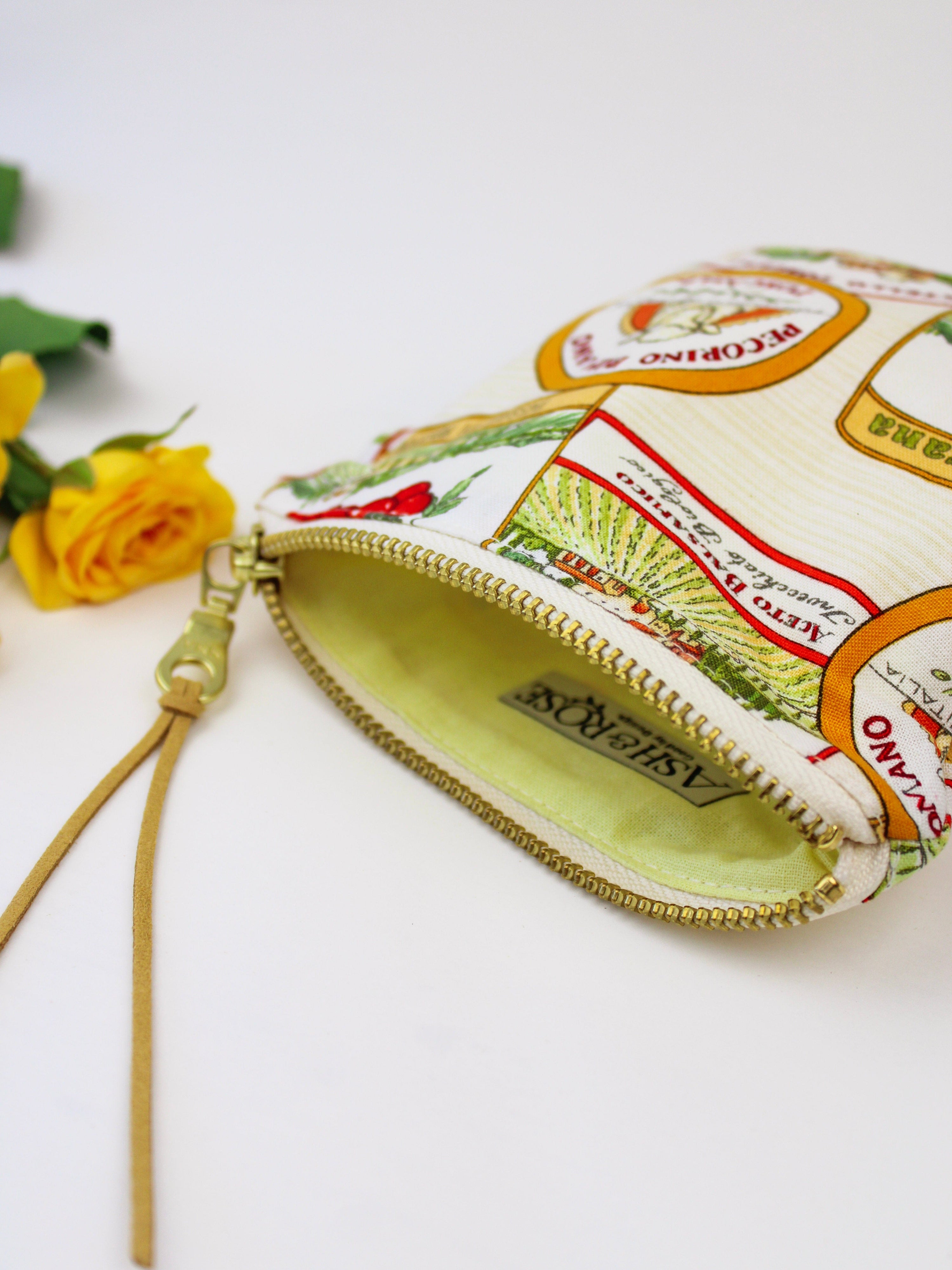 Ash & Rose coin purse Che Buono Square Zip Pouch