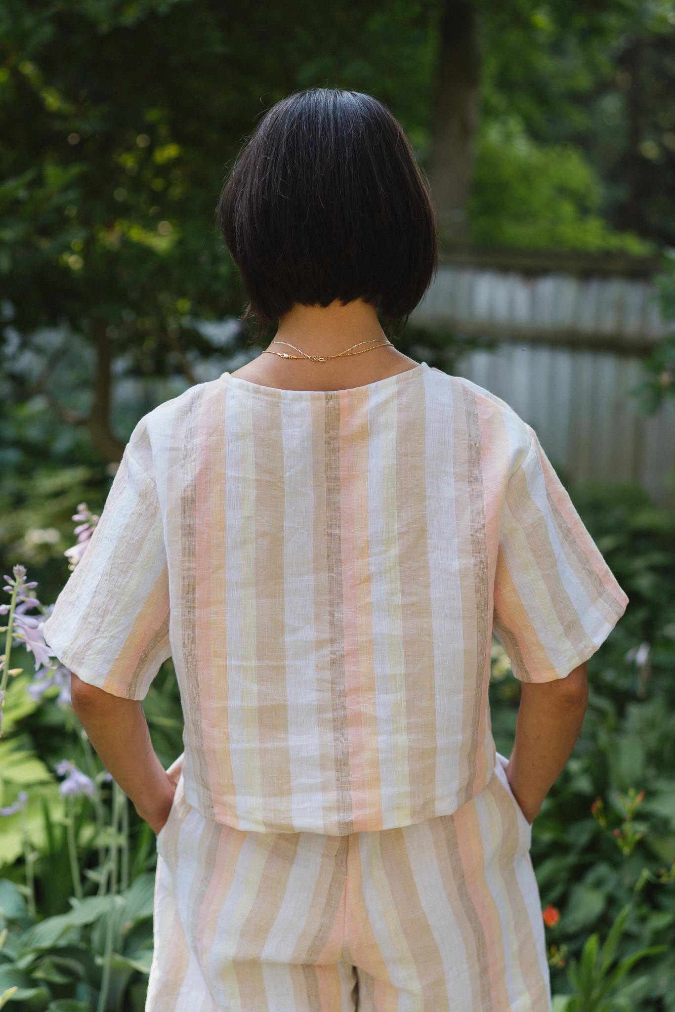 Chloe Tee in Desert Stripe