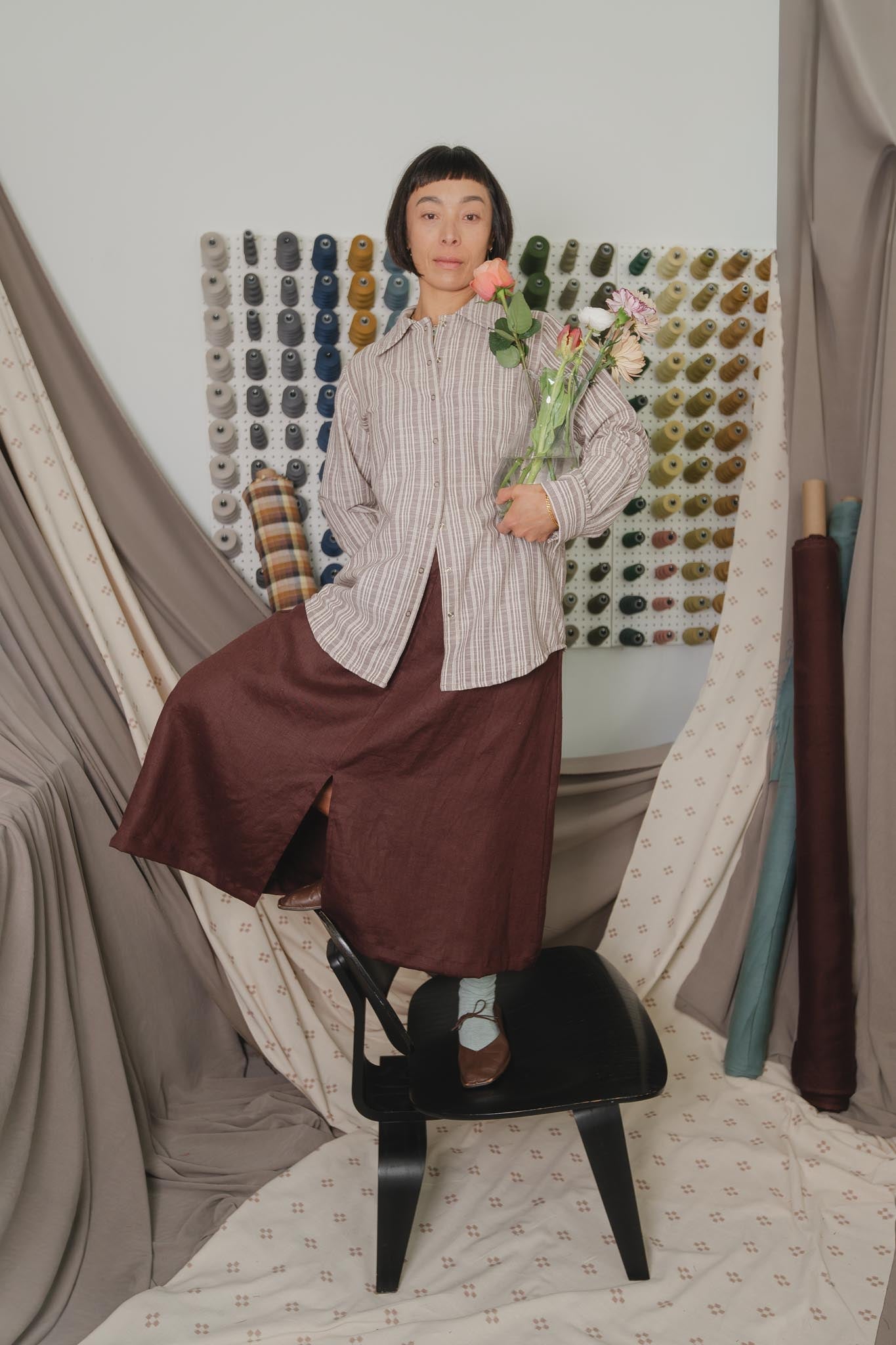 Esme Skirt in Mulberry