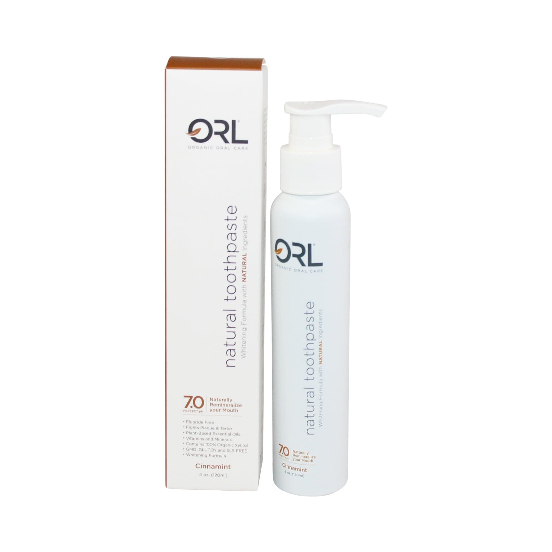 ORL Toothpaste Cinnamint Fluoride-free Toothpaste with Natural Hydroxyapatite