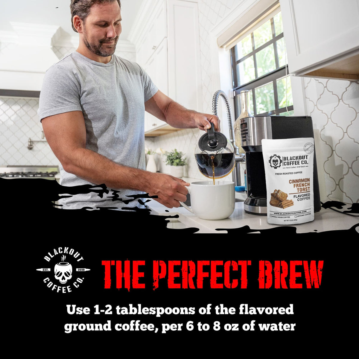 Blackout Coffee Co Coffee Cinnamon French Toast Flavored Coffee