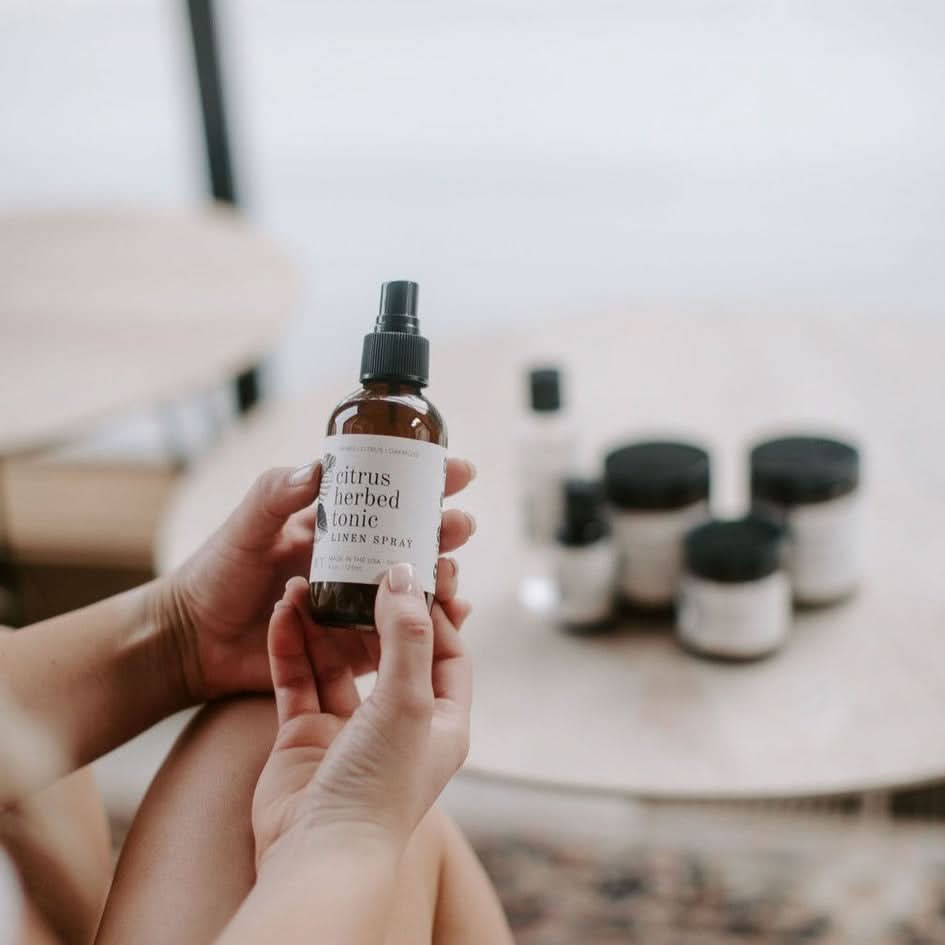 Citrus Herbed Tonic Linen Spray - My American Goods