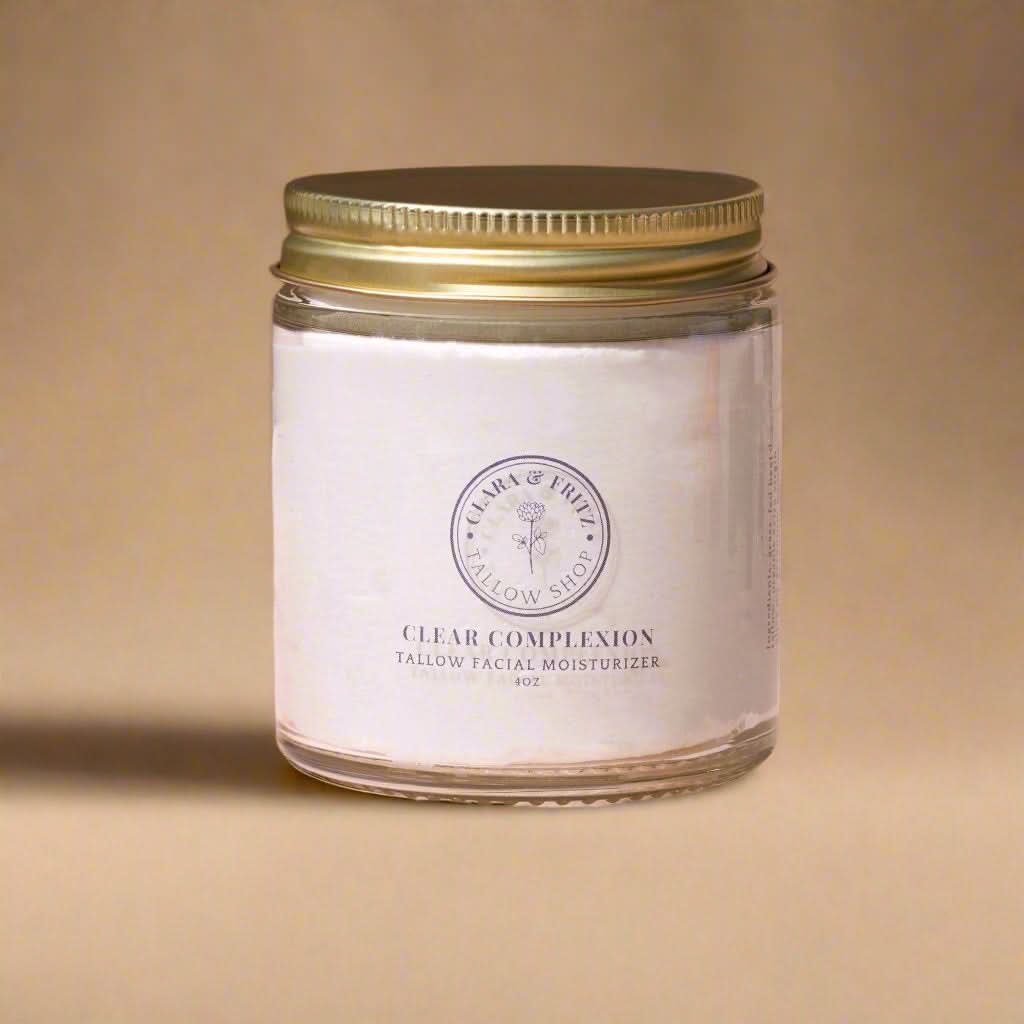 Clara & Fritz Tallow Shop Lotion & Moisturizer Clara & Fritz Clear Complexion Whipped Tallow Facial Moisturizer