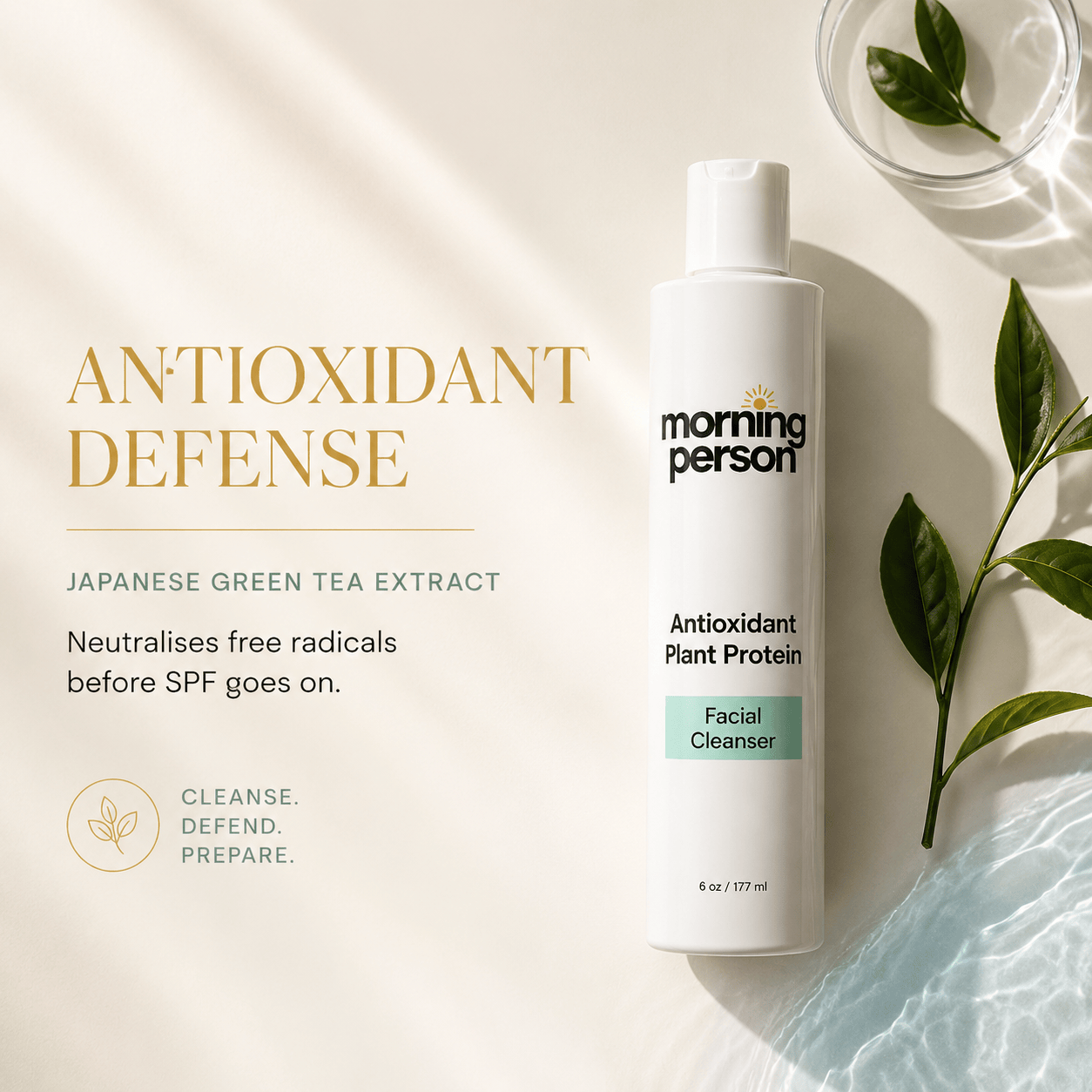 Morning Person Beauty Cleanser Morning Person Antioxidant Plant Protein Face Cleanser