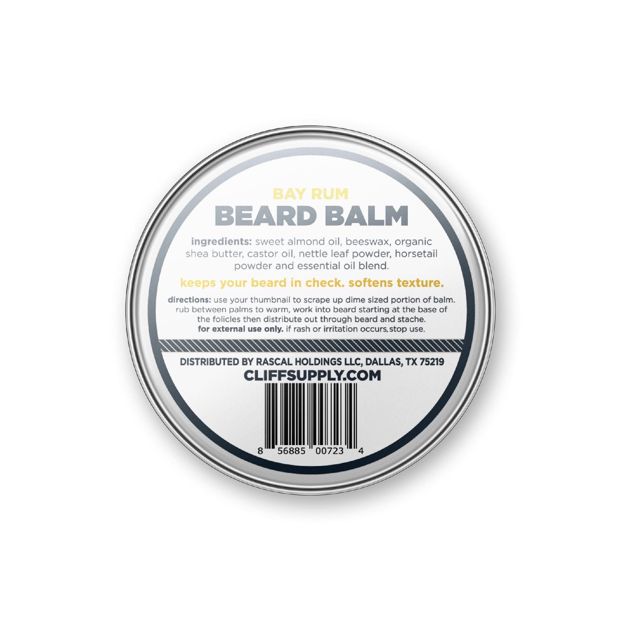Beard Balm Puck - Bay Rum - My American Goods